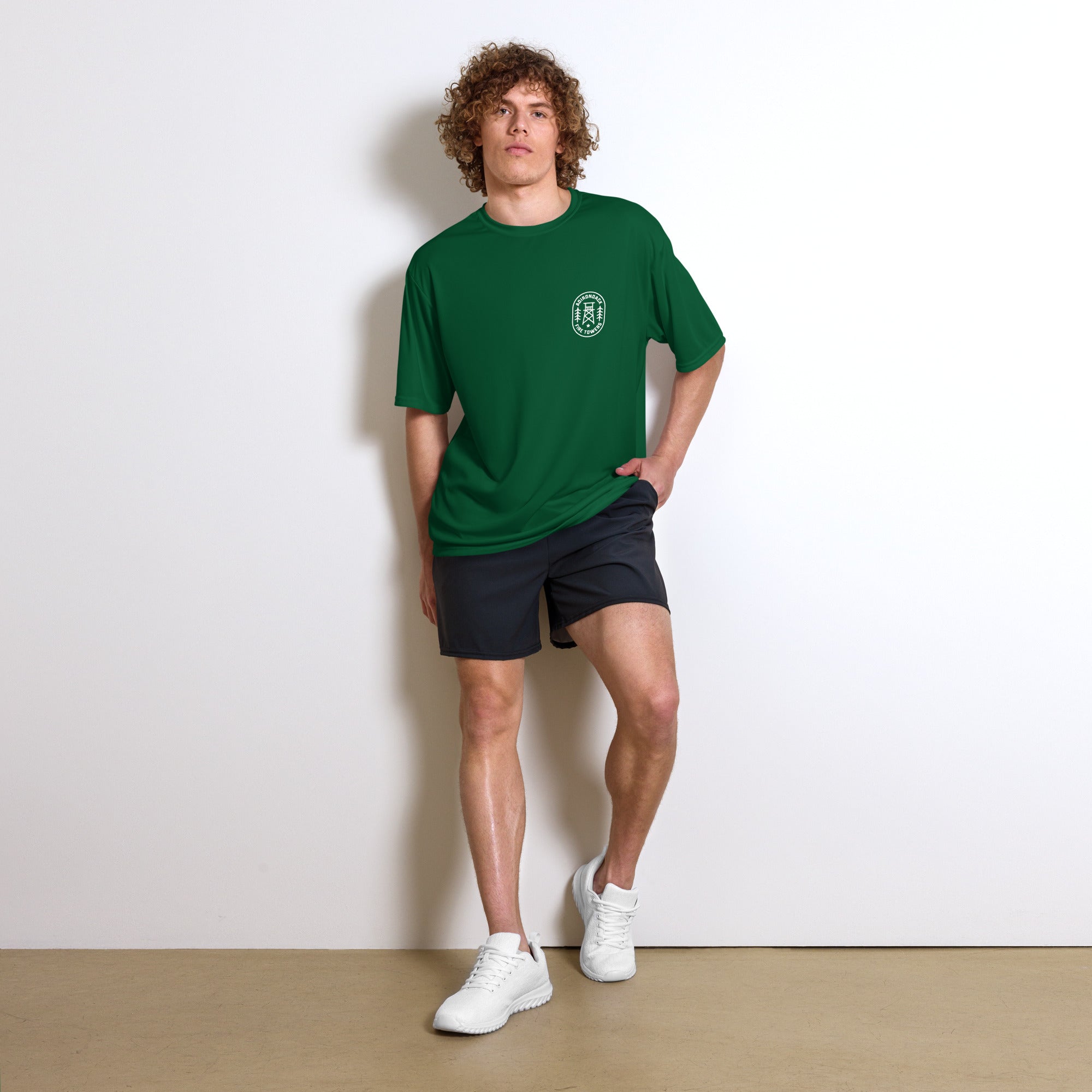 High-Performance Fire Tower T-Shirt for Men - Moisture Wicking & Breathable Workout Tee - Ideal for Hiking, Gym & Outdoor Activities