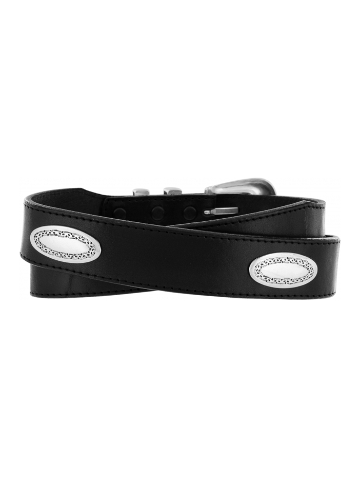 Brighton 39103 Men's Taper Ornament Belt - Black Leather Dress Belt for Formal Wear & Business Attire | Adjustable Waistband for Comfort
