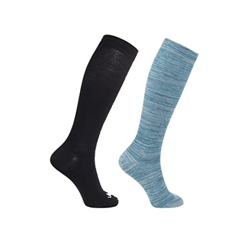 2 Pairs: 1 Black+ 1 Teal Blue
