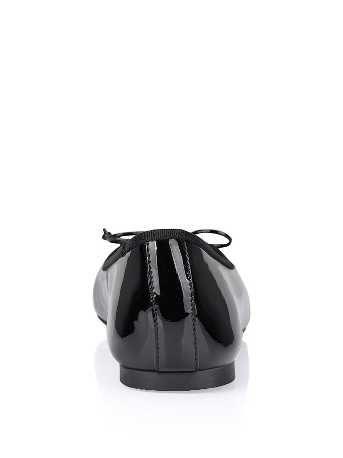 Elegant Black Patent Leather Ballet Flats for Women - Comfortable & Stylish Shoes for Work, Office, and Casual Wear