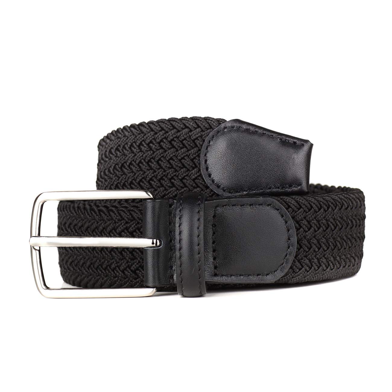 Men's Big & Tall Leather Belt - Adjustable 36