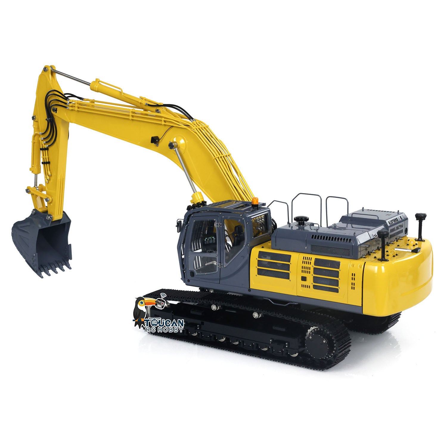 Custom LESU 1/14 SK500LC RC Hydraulic Excavator - Metal Wireless Remote Control Construction Toy, RTR PNP (580x443x255mm) with ESC Motor & Servo - Perfect for Construction Enthusiasts and RC Hobbyists