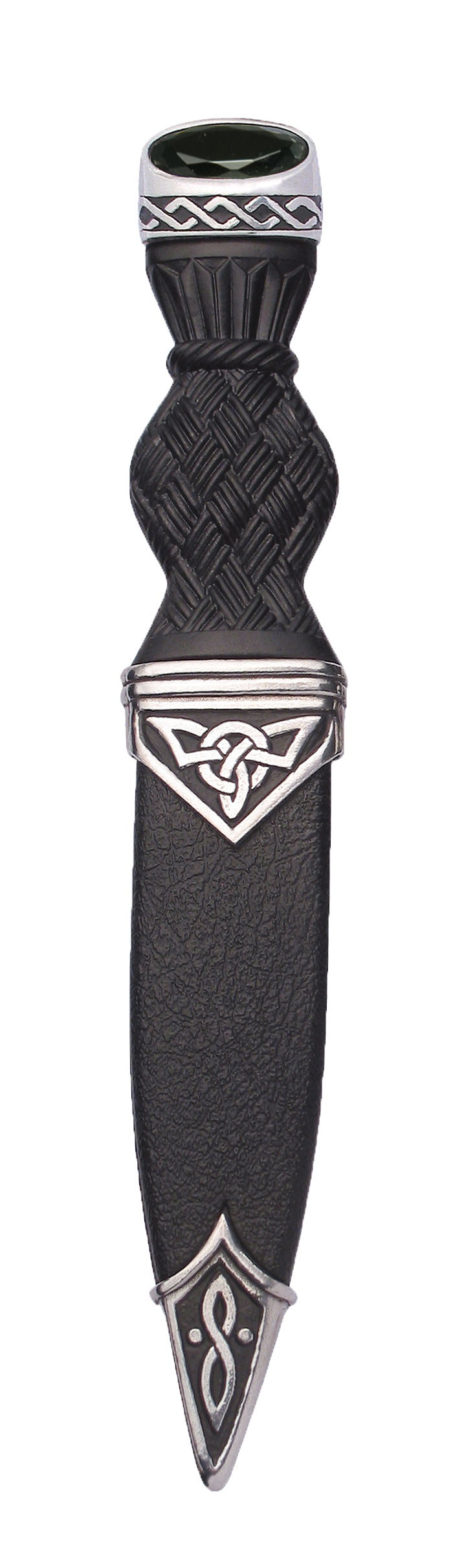 Authentic Celtic Design Sgian Dubh Knife SD36 - Highland Dress Accessory for Weddings & Scottish Events