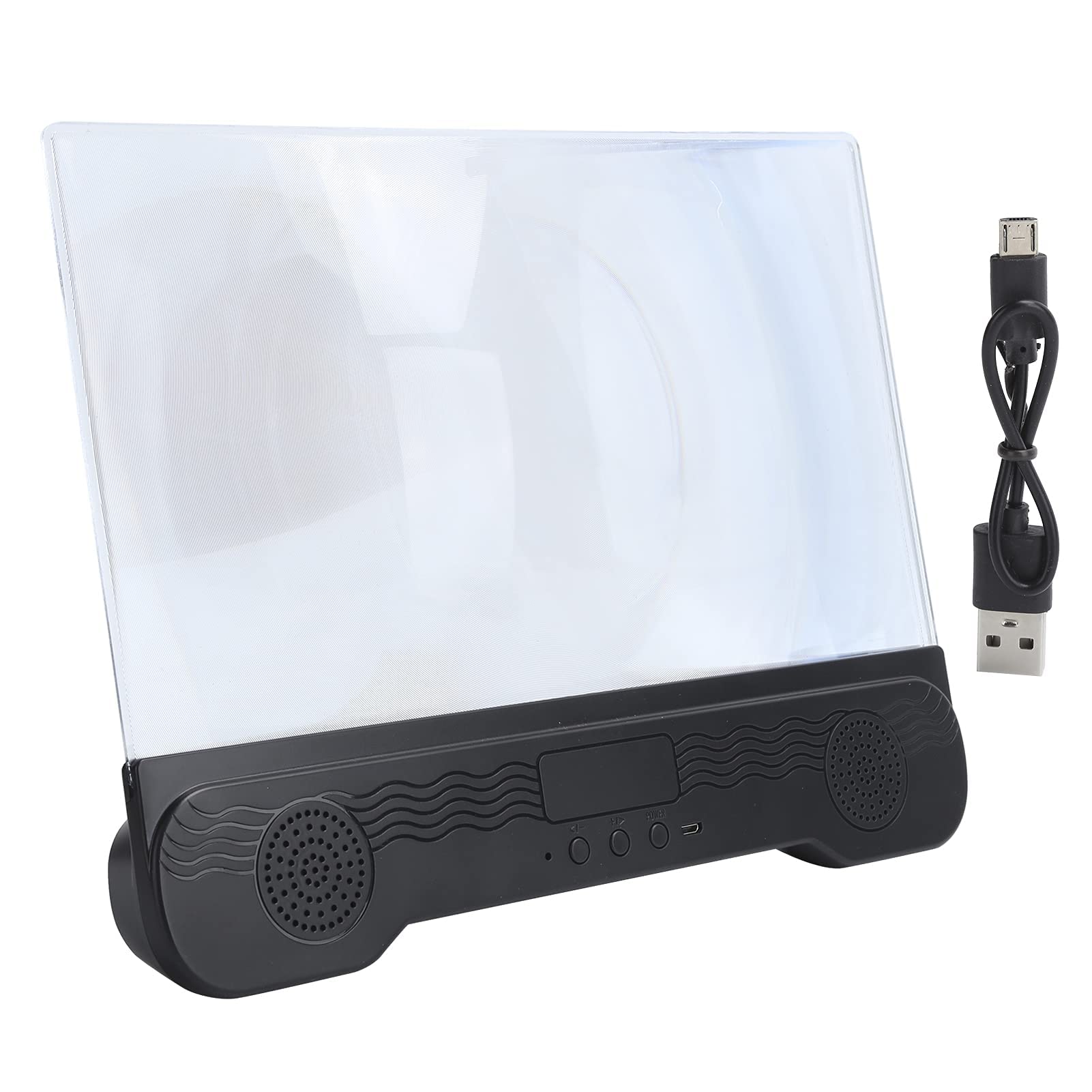 EBTOOLS 14 Inch HD Phone Screen Magnifier with Bluetooth Speaker - Portable Desktop Mobile Screen Amplifier for Watching Movies, Gaming & Reading (Ideal for Elderly & Low Vision Users)