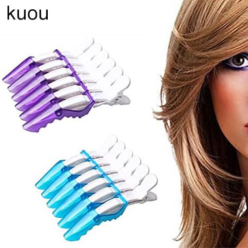 24 PCS Plastic Crocodile Hair Clips for Styling, Sectioning & Hairdressing - Perfect for Salon, Home Use & DIY Hairstyles