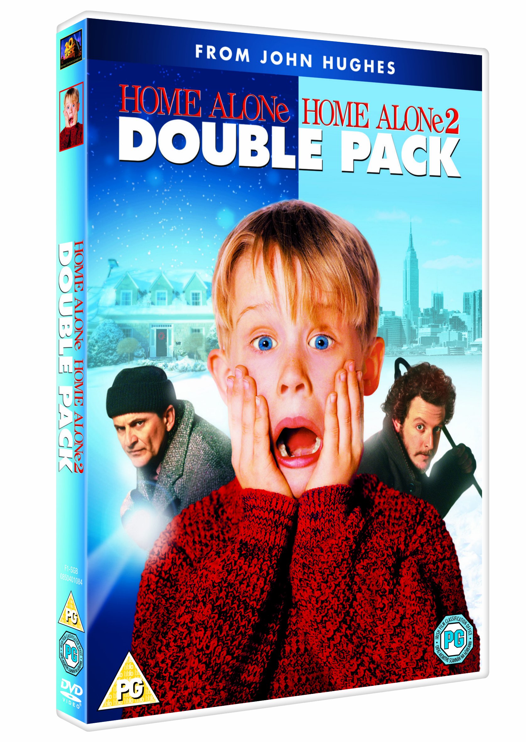 Home Alone & Home Alone 2: Lost in New York Double Pack DVD (1990) - Classic Family Christmas Movies for Holiday Entertainment