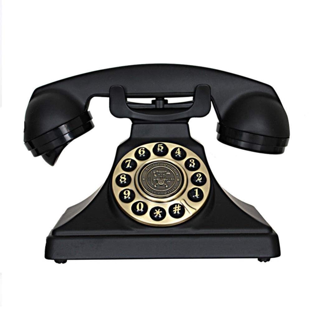 Vintage Rotary Dial Telephone - Retro Style Desk Phone with Classic Rotary Dialer for Home, Office & Business | AWJ Designer Landline Phone for Vintage Decor & Functional Use