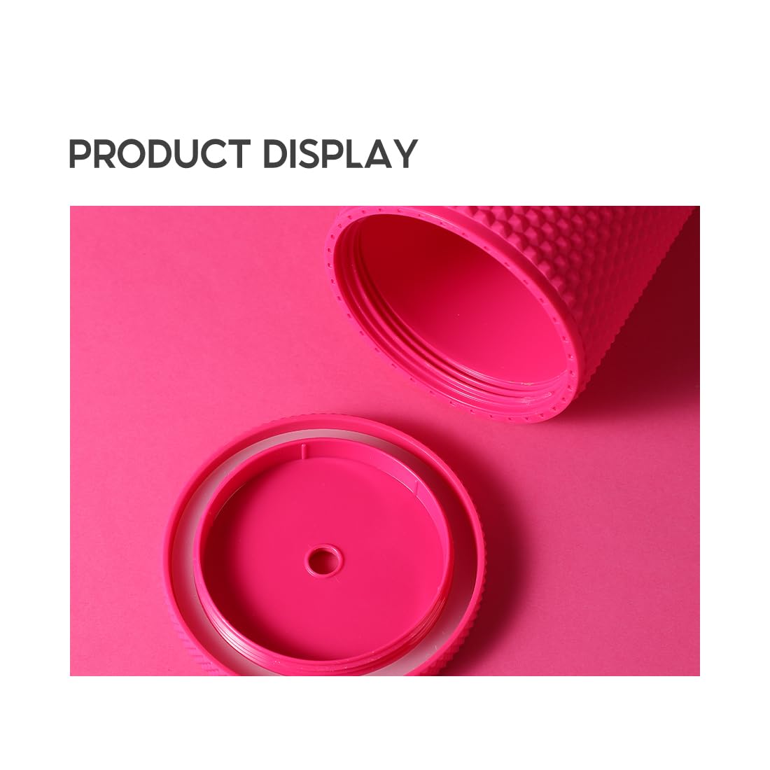 MINISO Barbie Collection Studded Tumbler with Straw - 700ml Insulated Stainless Steel Water Bottle for Women, Girls | Cute Pink Glitter Cup for School, Office, Gym & Travel | BPA-Free Leakproof Drinkware for Barbie Fans