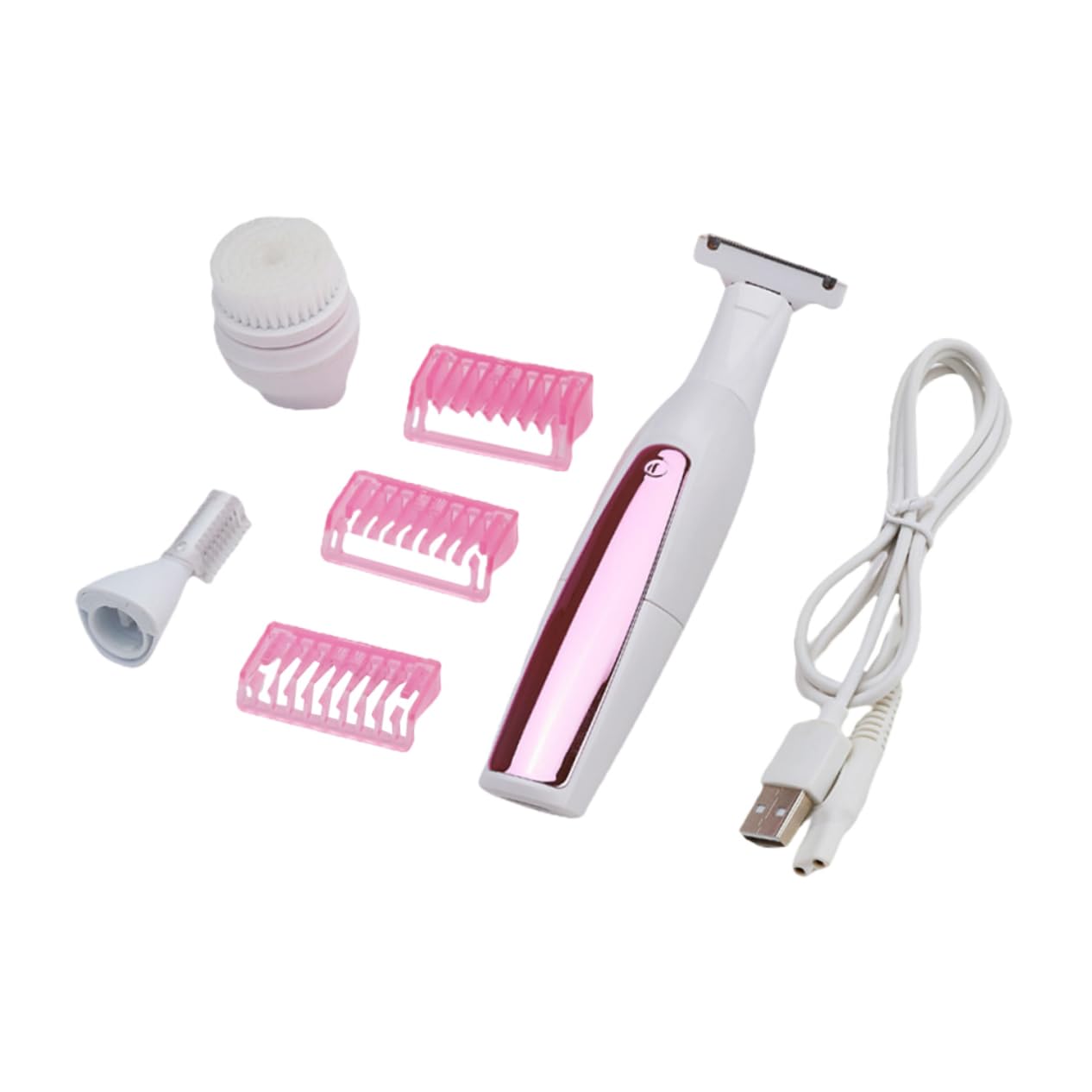FOMIYES Rechargeable Electric Razor for Women - Face, Bikini, Underarm & Body Hair Trimmer - Painless Hair Removal for Smooth Skin - Perfect for Travel, Gym & Daily Grooming