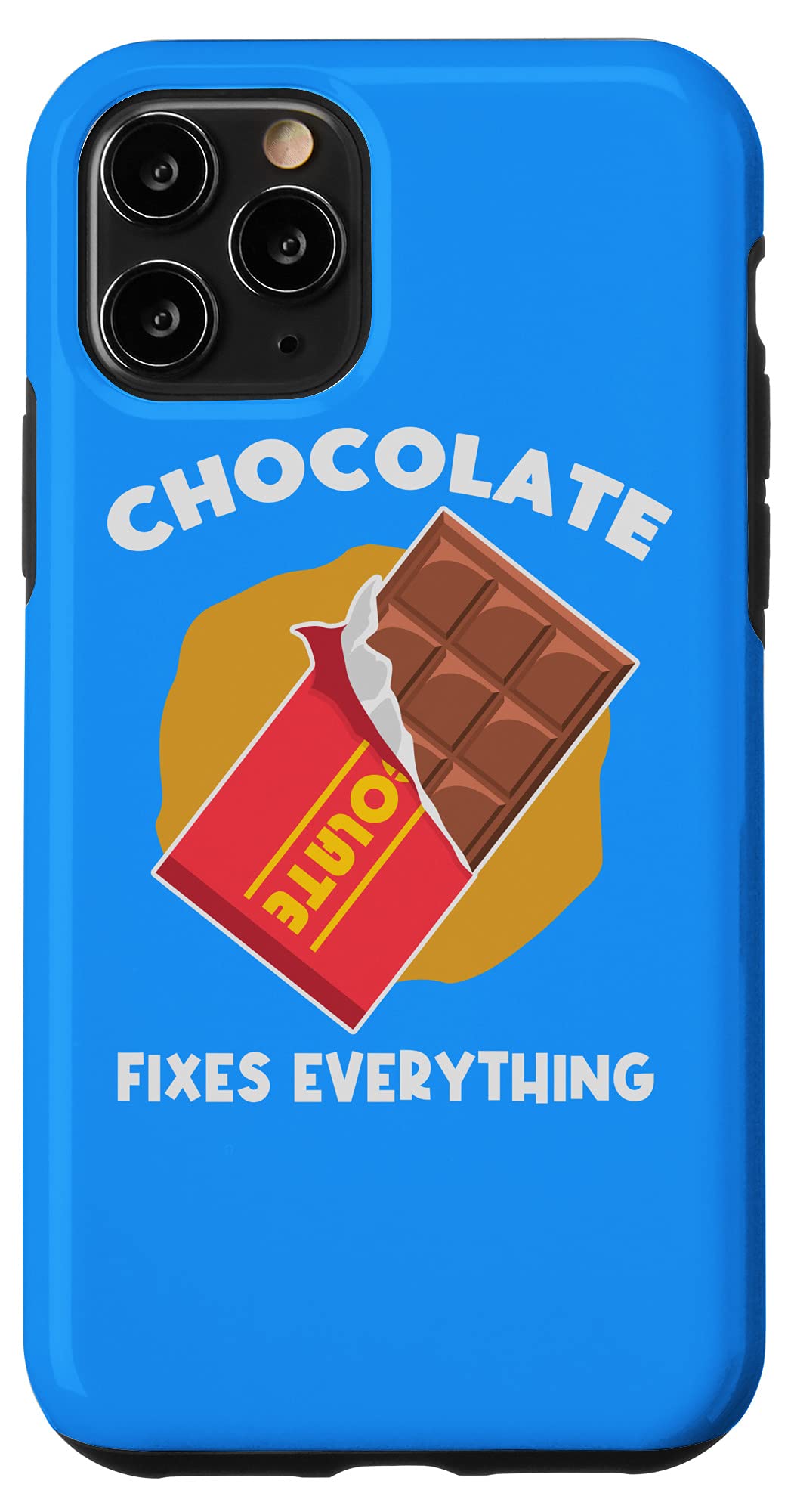 iPhone 11 Pro Case - Chocolate Heartbeat Candy Bar Design, Slim Protective Cover with Shock Absorption | Perfect Gift for Valentine's Day, Birthday & Daily Use