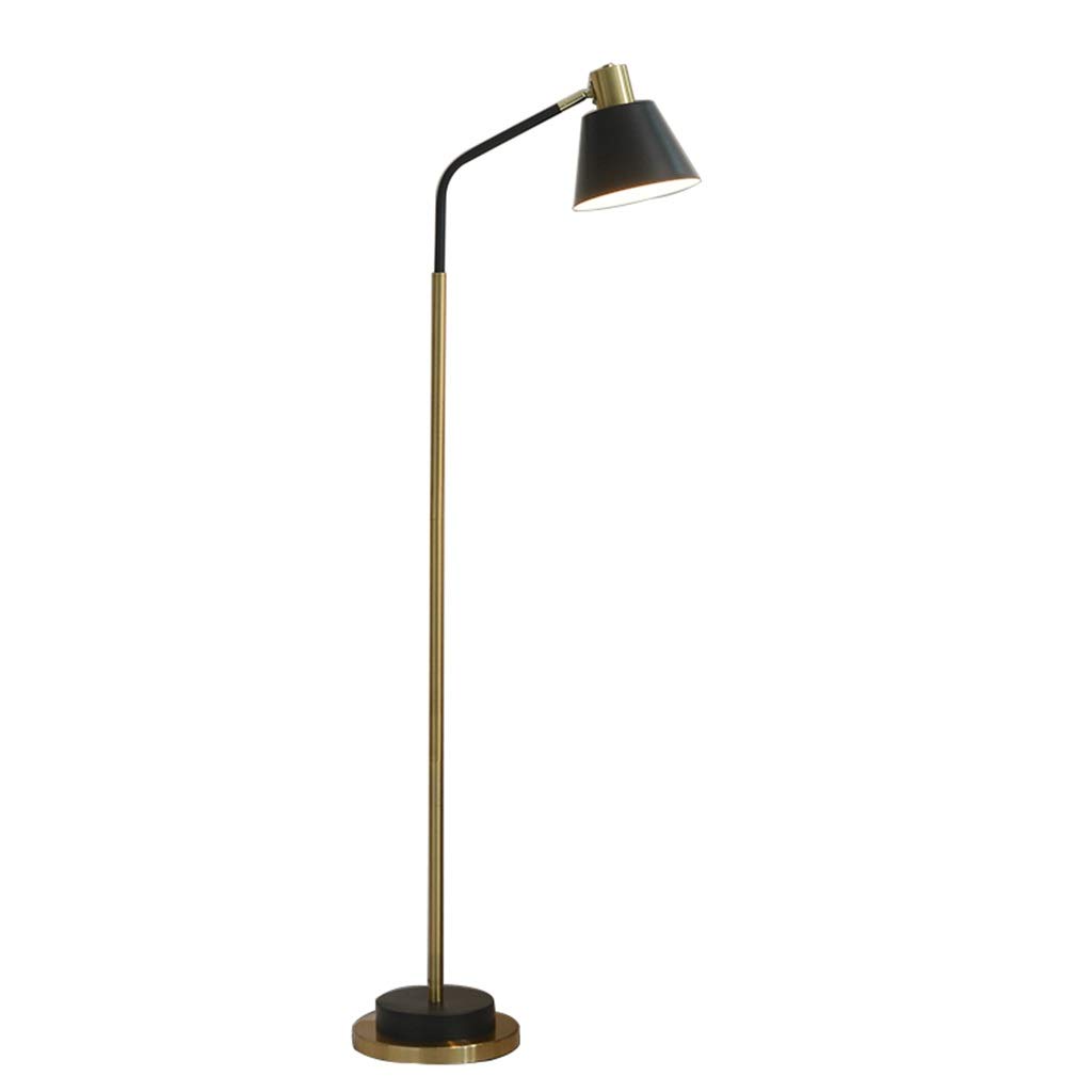 bjyx 60-inch Full Spectrum Floor Lamp - Natural Daylight Bright Reading Light, Slim Modern Design for Bedroom, Living Room & Office (Black) | Perfect for Night Reading, Study & Relaxation