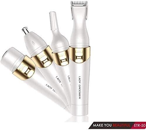 USB Rechargeable Ear Nose Hair Trimmer for Women & Men - Professional Painless Eyebrow & Facial Hair Clipper, Waterproof Nose Hair Remover - Perfect for Travel, Grooming & Personal Care