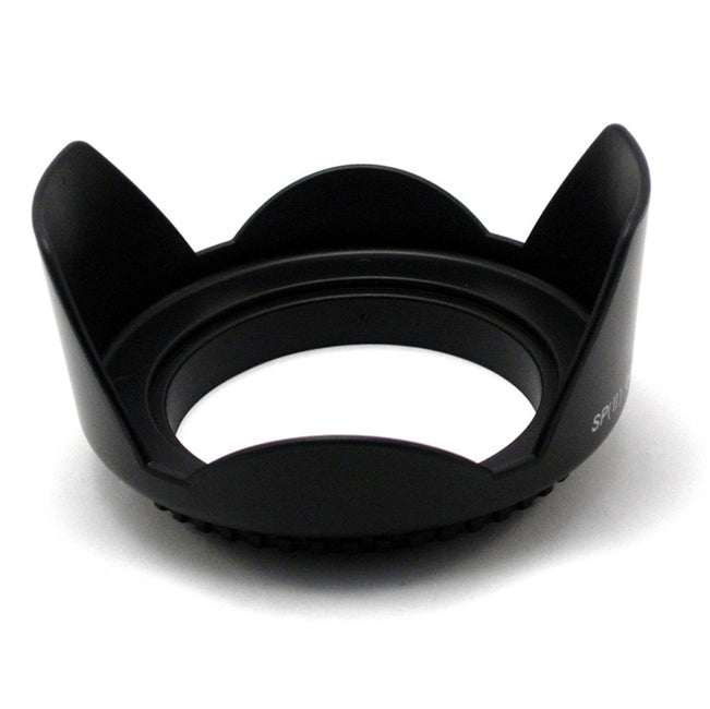 MaximalPower™ 62mm Tulip Flower Lens Hood for Canon Nikon Sony DSLR Cameras - Reduce Lens Flare & Protect Camera Lens for Outdoor Photography & Videography
