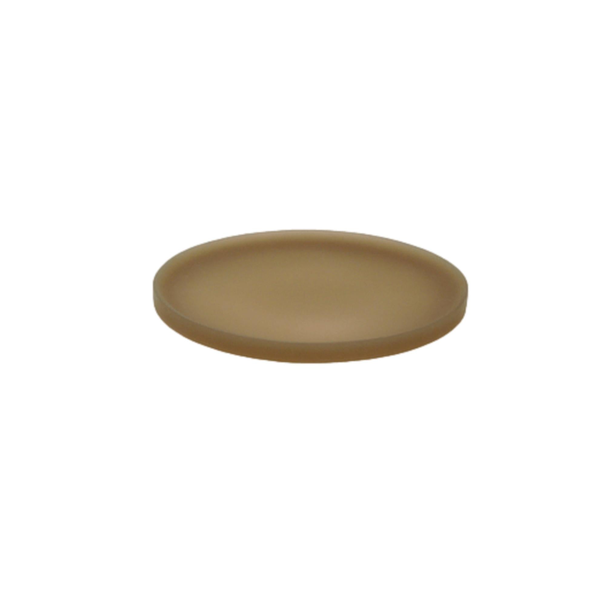 FOH Nassau Round Serving Tray Set of 4 - 14 Inch Decorative Wooden Trays for Dining, Coffee Table, Kitchen & Home Decor - Perfect for Entertaining, Parties and Daily Use