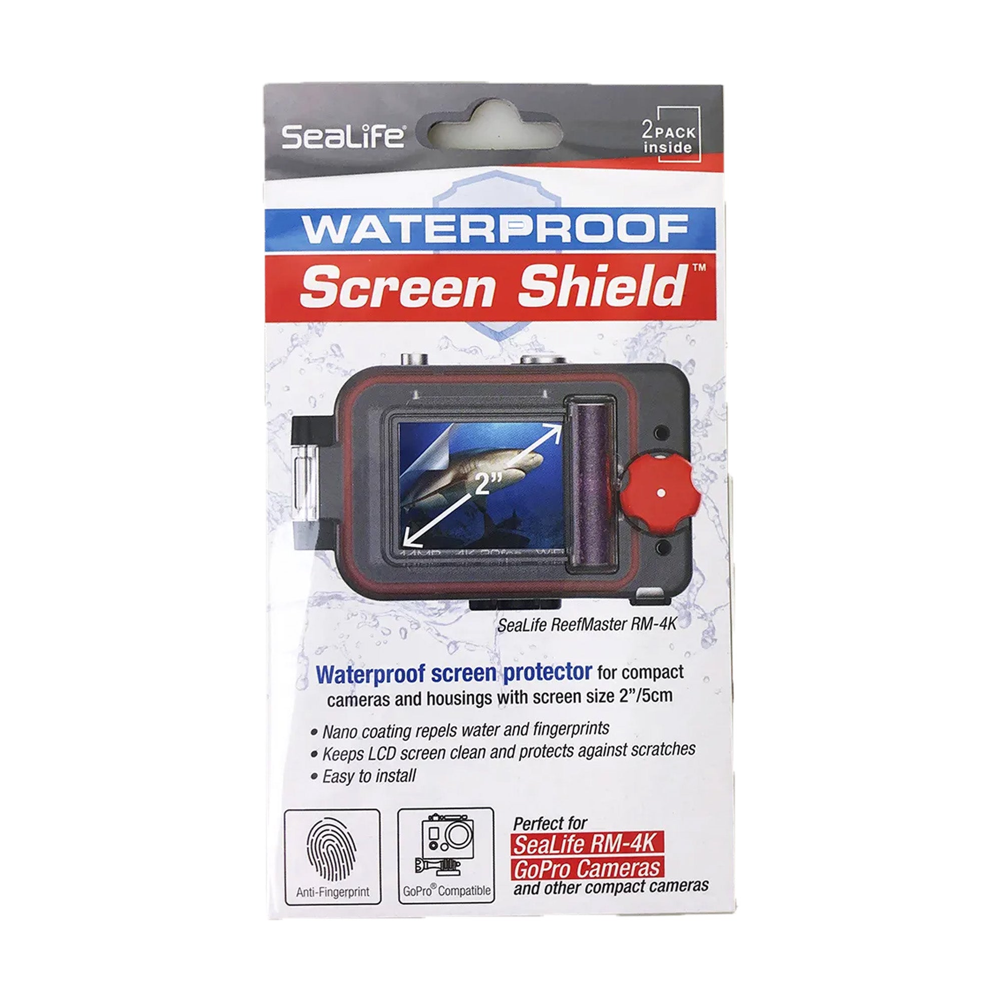 ReefMaster RM 4K Camera Screen Protector - HD Clear Anti-Scratch Shield for Underwater Photography | Perfect for Scuba Diving, Snorkeling & Marine Exploration