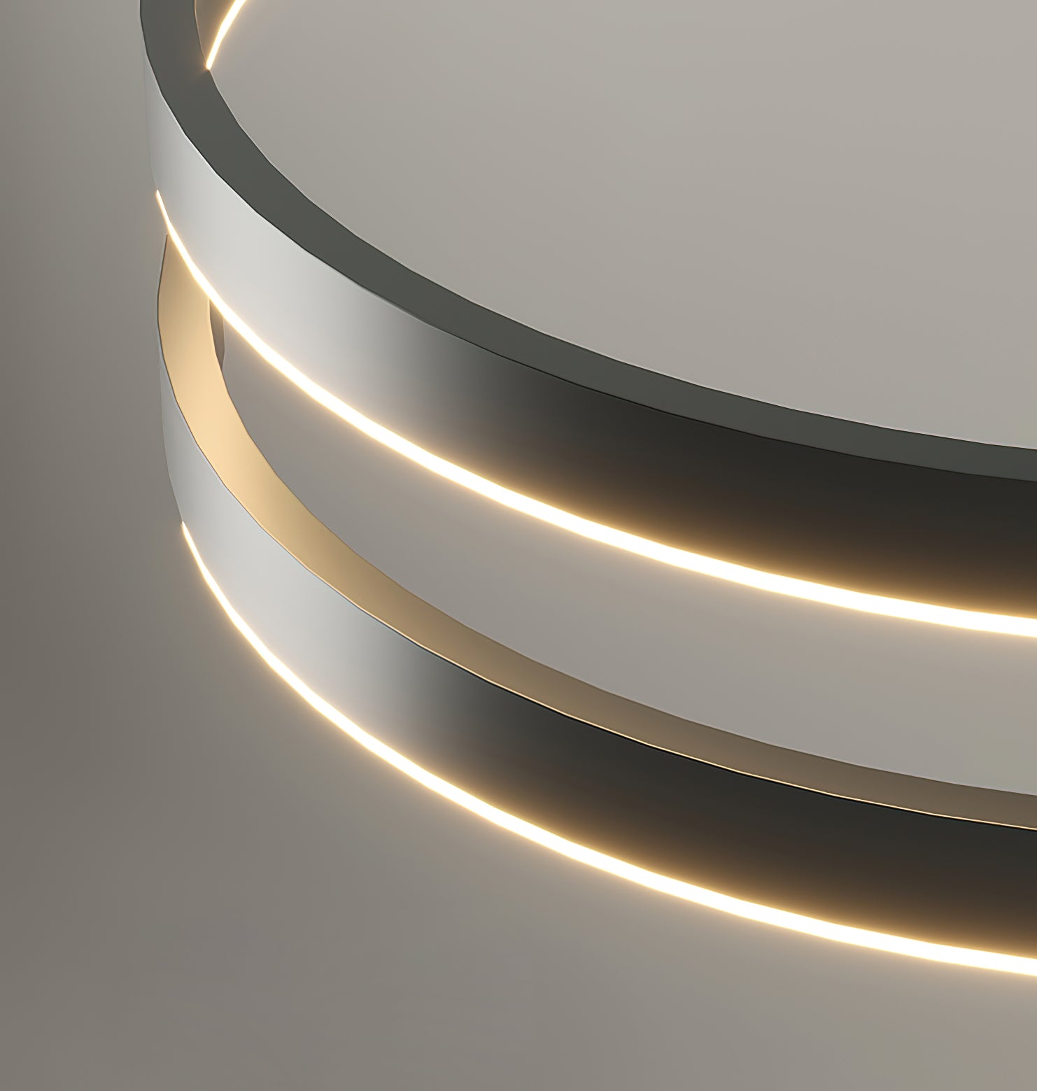 Minimalist Ring Pendant Lamp - Modern Nordic Style Ceiling Light Fixture for Living Room, Bedroom, Dining Room & Office Decor