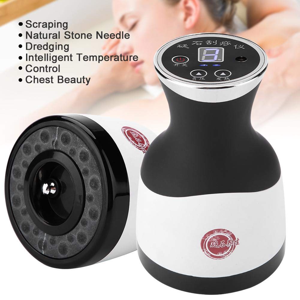 Electric Gua Sha Massager & Cupping Therapy Device - Full Body Muscle Pain Relief with Heat & Negative Pressure - Perfect for Home Use, Spa, and Post-Workout Recovery