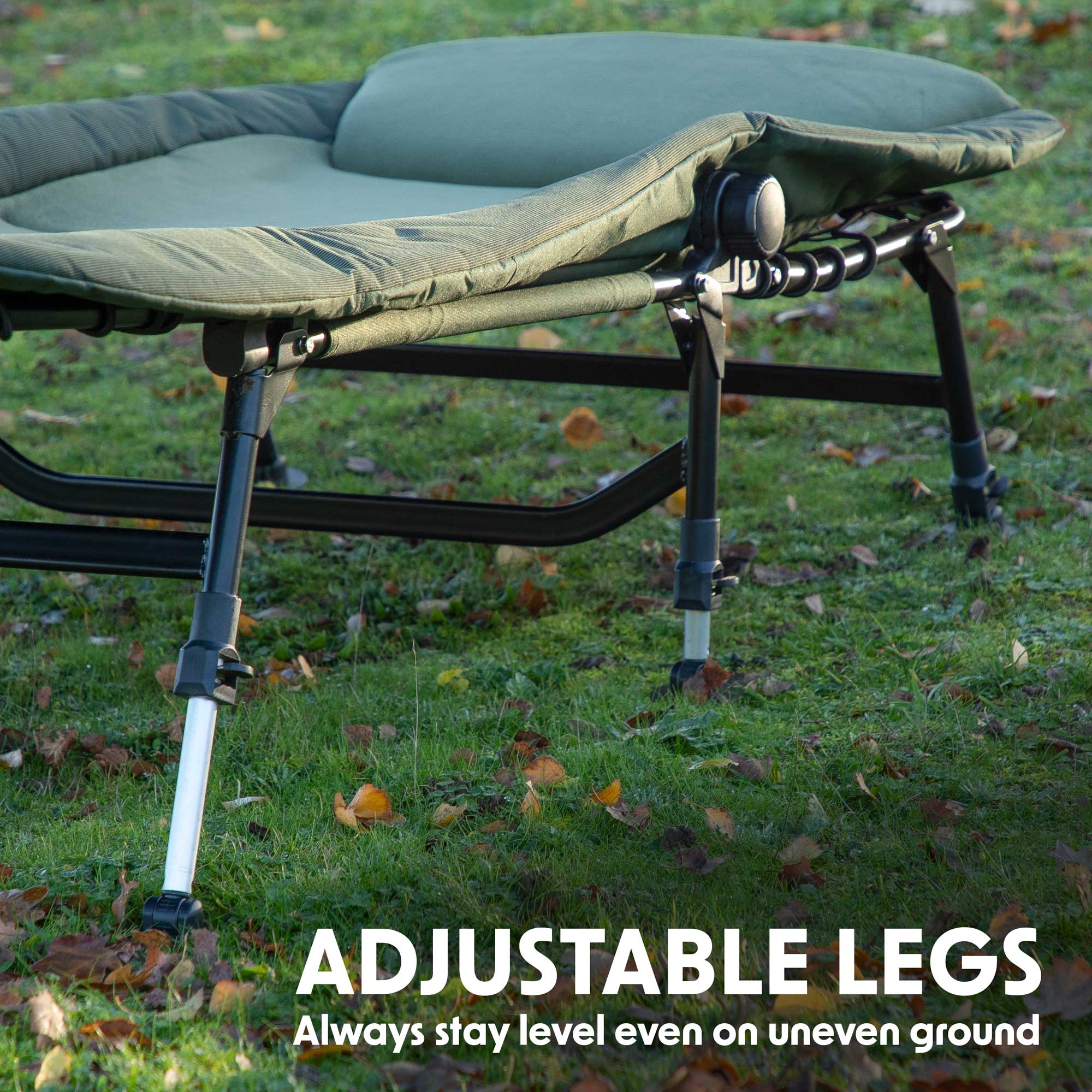 2 Man Fishing Bivvy Tent - Lightweight Waterproof Shelter with UV Protection, Includes Camping Chair & Adjustable Bedchair DL143 - Perfect for Camping, Fishing Trips and Outdoor Adventures