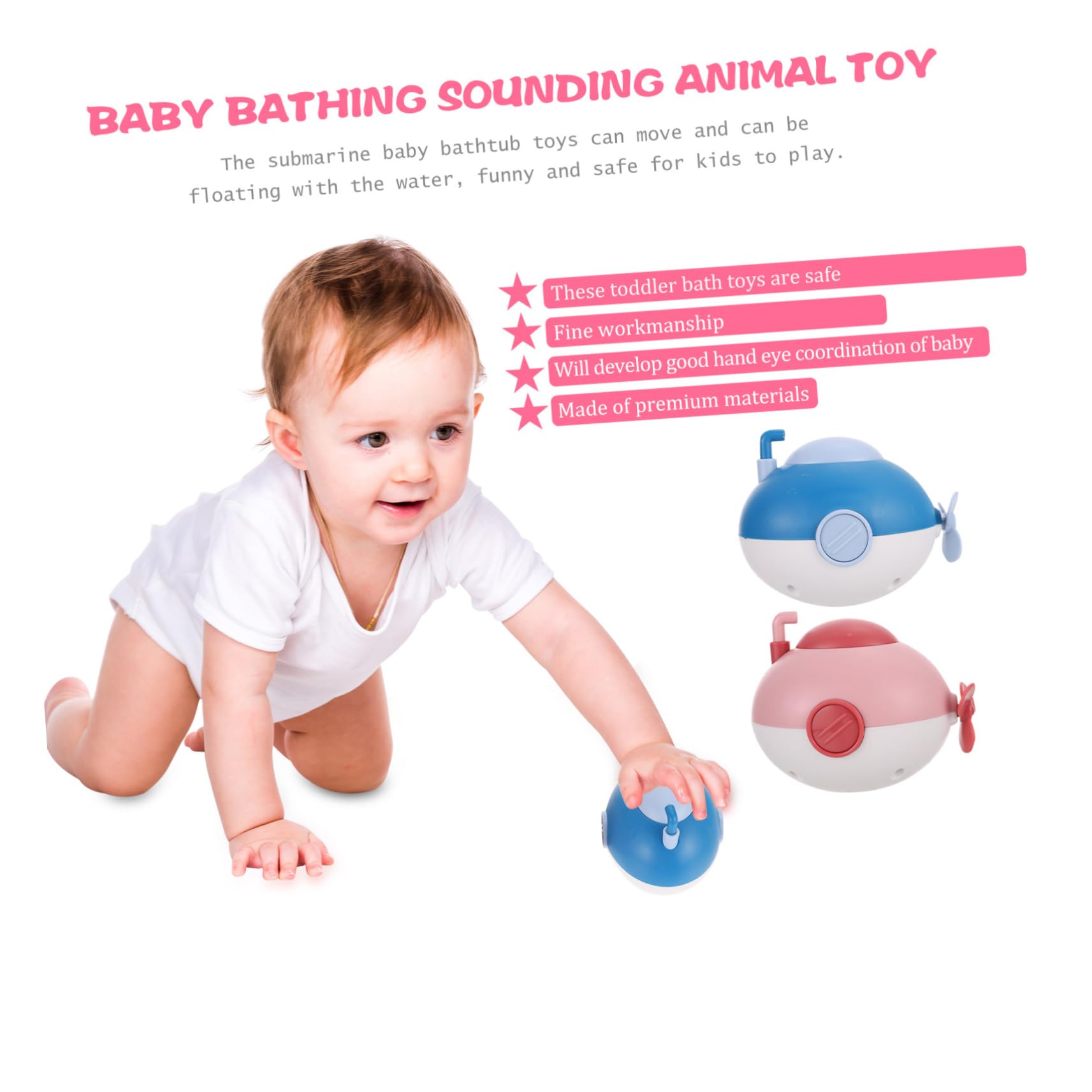 UPKOCH 6-Pack Wind Up Bath Toys for Kids - Cute Floating Animal Swimming Toys for Bathtub Fun, Safe ABS Plastic Baby Bath Time Play Set - Perfect for Toddlers & Infants Splash Play, Pool Parties & Sensory Development