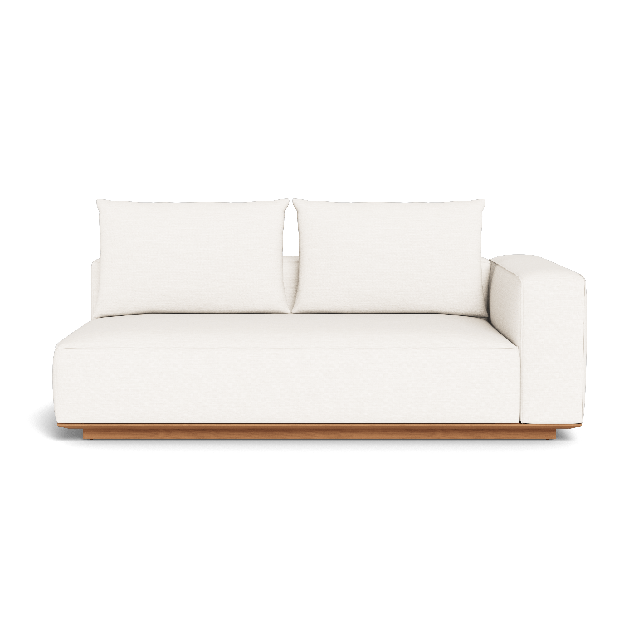 Santorini Outdoor Long Return Right Sectional Sofa Set - Perfect for Patio, Garden, and Backyard Relaxation
