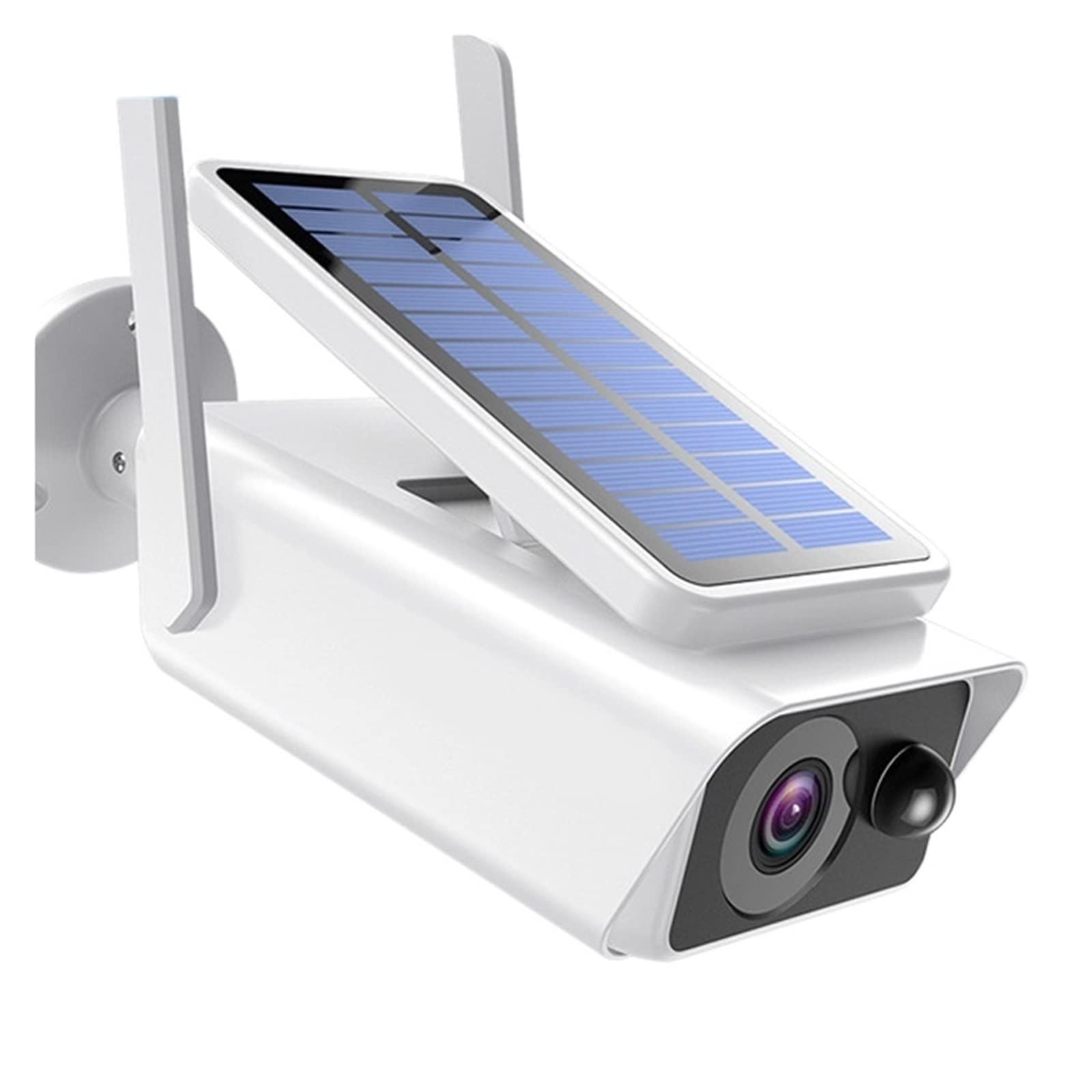 Solar Security Camera Outdoor 3MP - Wireless WiFi IP Surveillance Camera with PIR Motion Detection, Night Vision, IP66 Waterproof, Battery Powered - Ideal for Home, Yard, and Business Security Monitoring