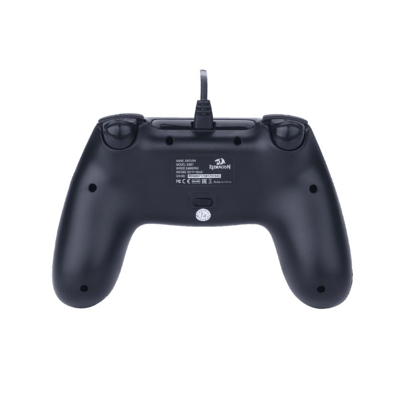 Redragon Saturn G807 Wired Gaming Controller for PC & PS3 - USB Gamepad with Vibration Feedback for Racing, Fighting & Action Games