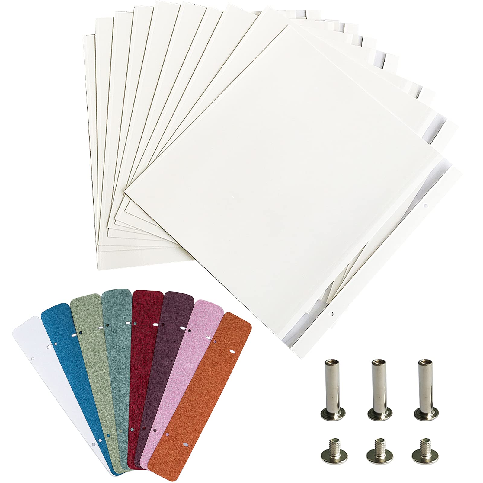 Vienrose Self-Adhesive Magnetic Photo Album - 4x6, 5x7, 3x5, 8.5x11 Sizes - DIY Scrapbook with Metallic Pen & 20 Refill Pages (13