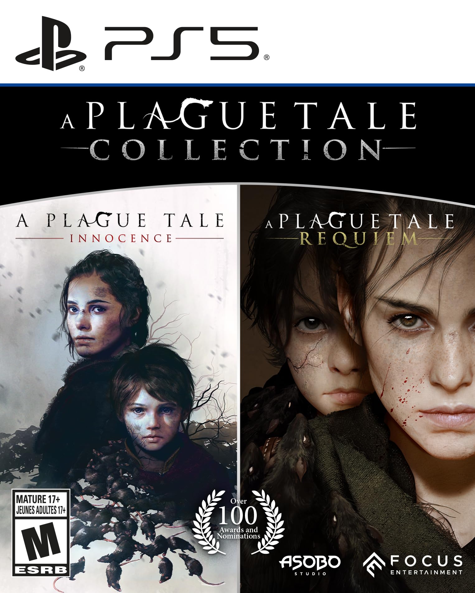 A Plague Tale Collection for PS5 - Complete Edition with All DLCs | Action-Adventure Survival Horror Game | Perfect for Fans of Story-Driven Games & Dark Medieval Settings