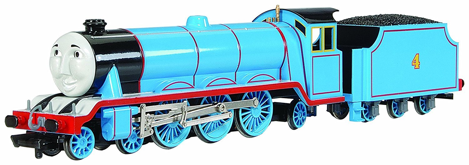 Bachmann Trains - THOMAS & FRIENDS GORDON THE EXPRESS ENGINE with Moving Eyes - HO Scale Model Train for Kids & Collectors - Perfect for Train Layouts, Birthday Gifts & Educational Play