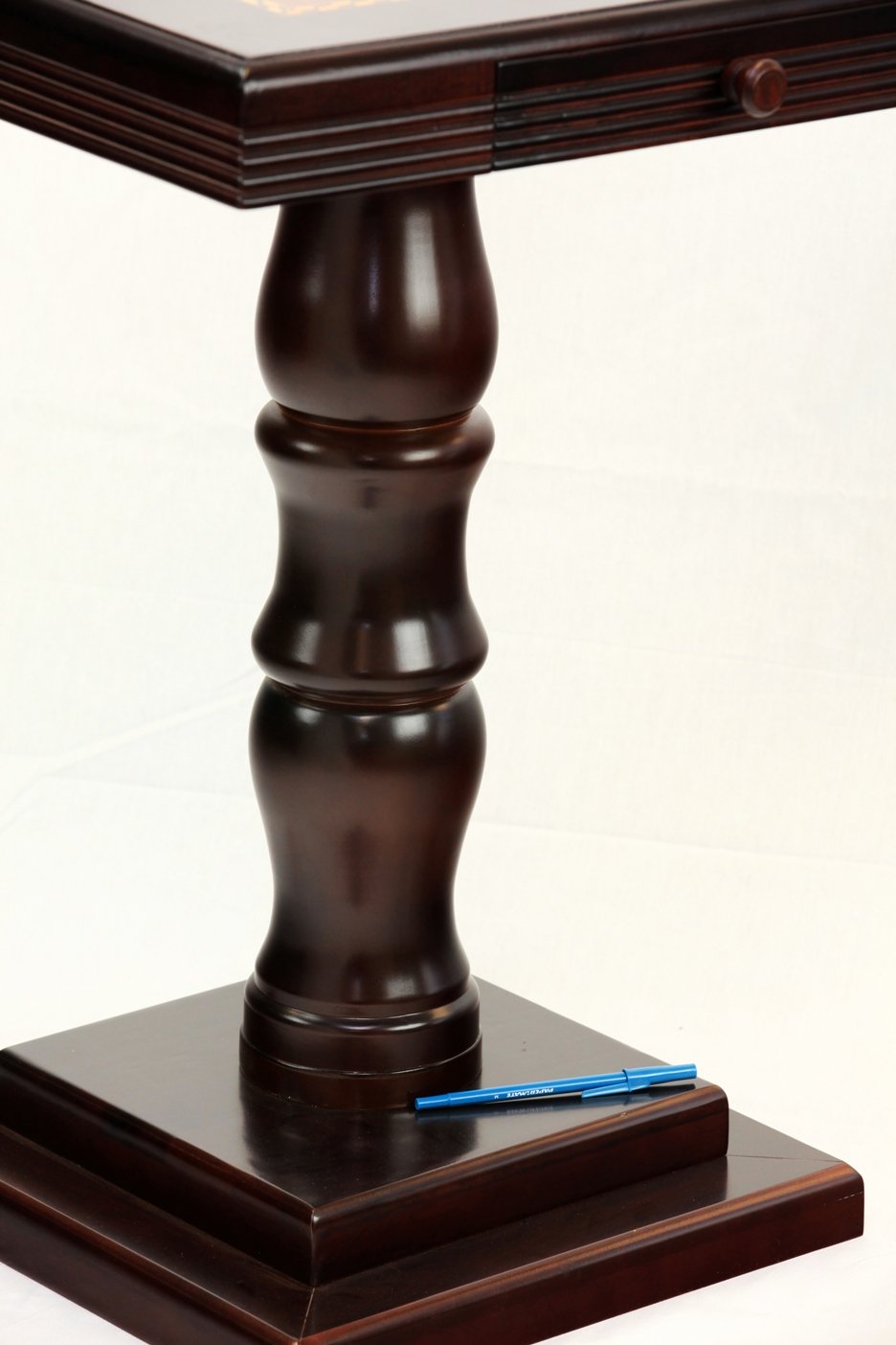Frenchi Home Furnishing Chess Table with Two Drawers - Wooden Game Table for Chess, Checkers & Board Games - Perfect for Living Room, Game Room & Family Gatherings