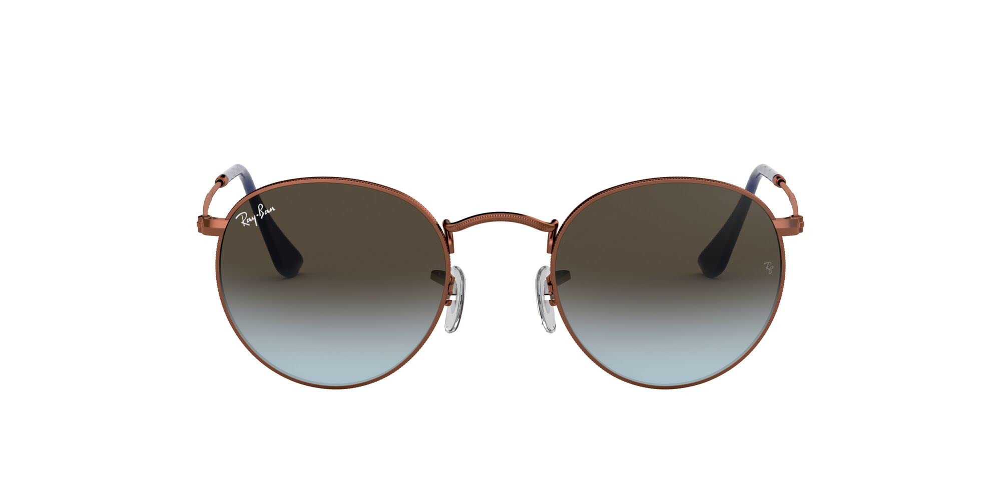 Ray-Ban RB3447 Round Metal Polarized Sunglasses for Men & Women - Classic Vintage Style UV Protection Shades for Driving, Beach & Outdoor Activities