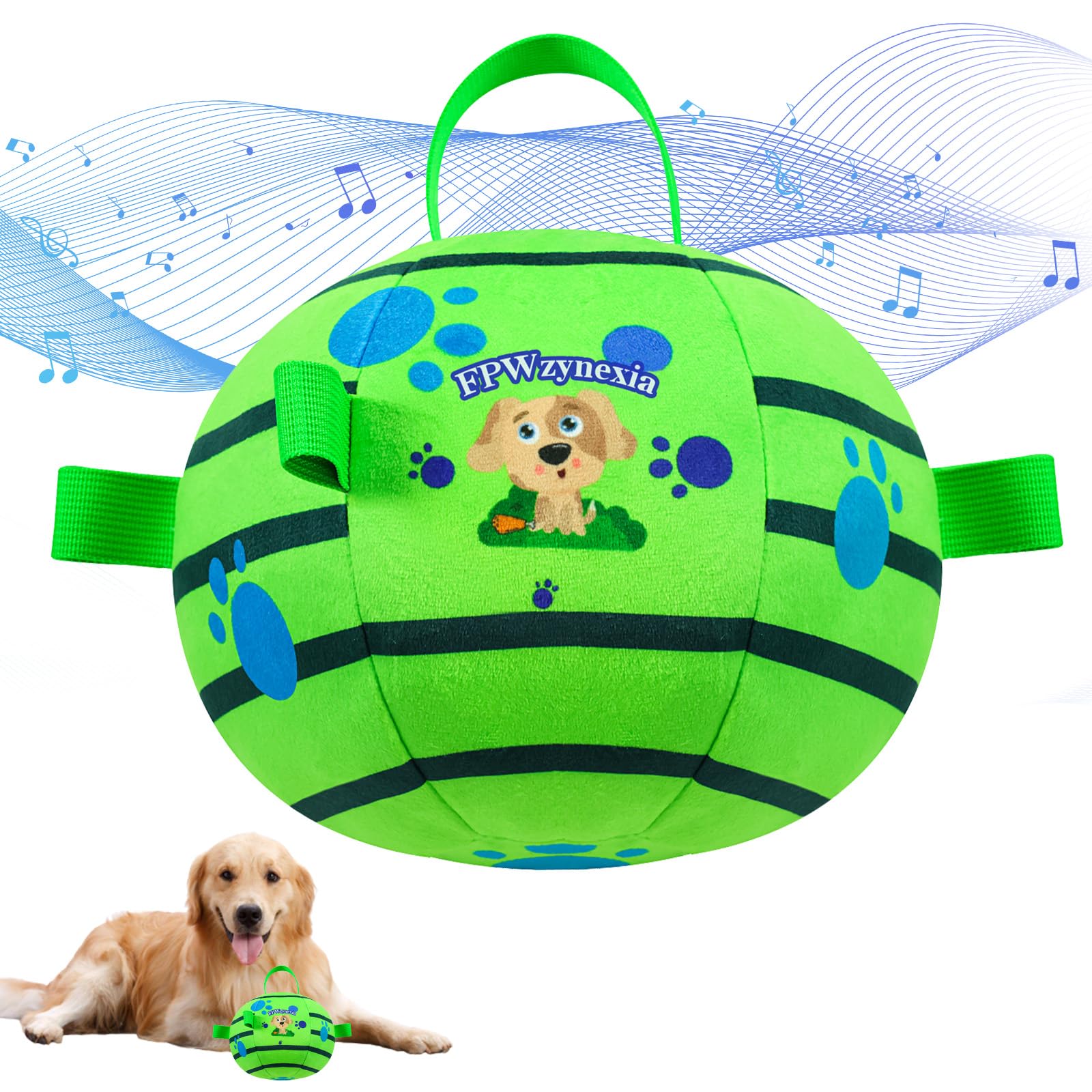 Interactive Remote Control Dog Ball - Jumping, Rolling Toy for Safe Play & Training