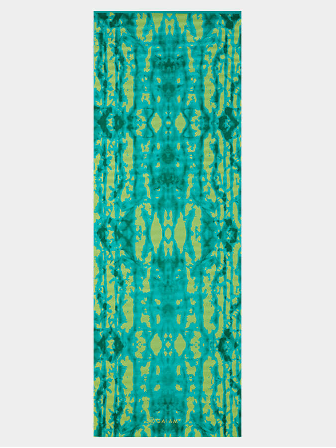 Premium Reversible Lotus Yoga Mat 6mm - Non-Slip Eco-Friendly Exercise Mat for Yoga, Pilates & Meditation - Home & Studio Use
