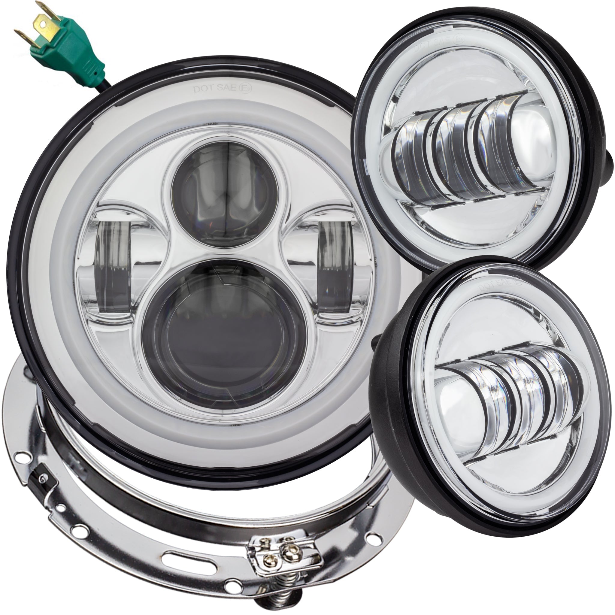 Eagle Lights 7 LED Headlight & 4.5
