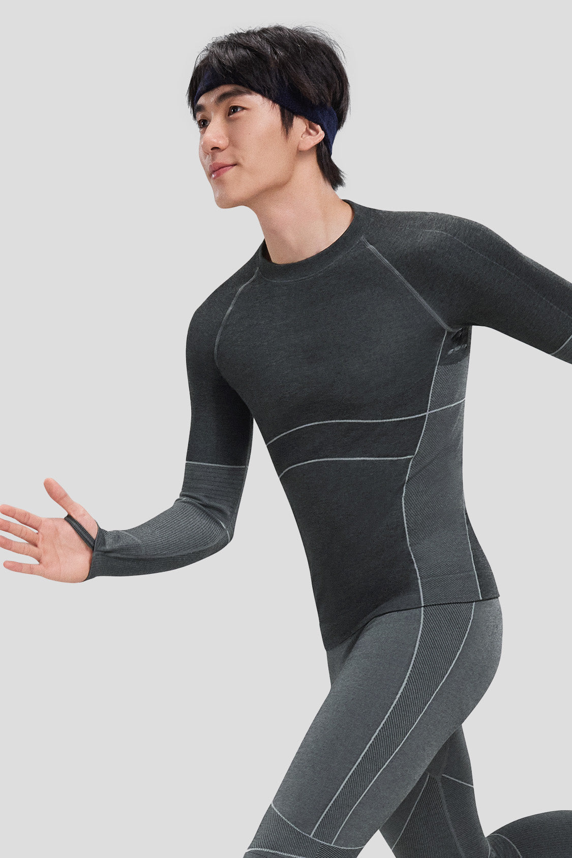 SportFlex Men's Performance Base Layer Set - Moisture Wicking Thermal Underwear for Running, Hiking & Cold Weather Activities