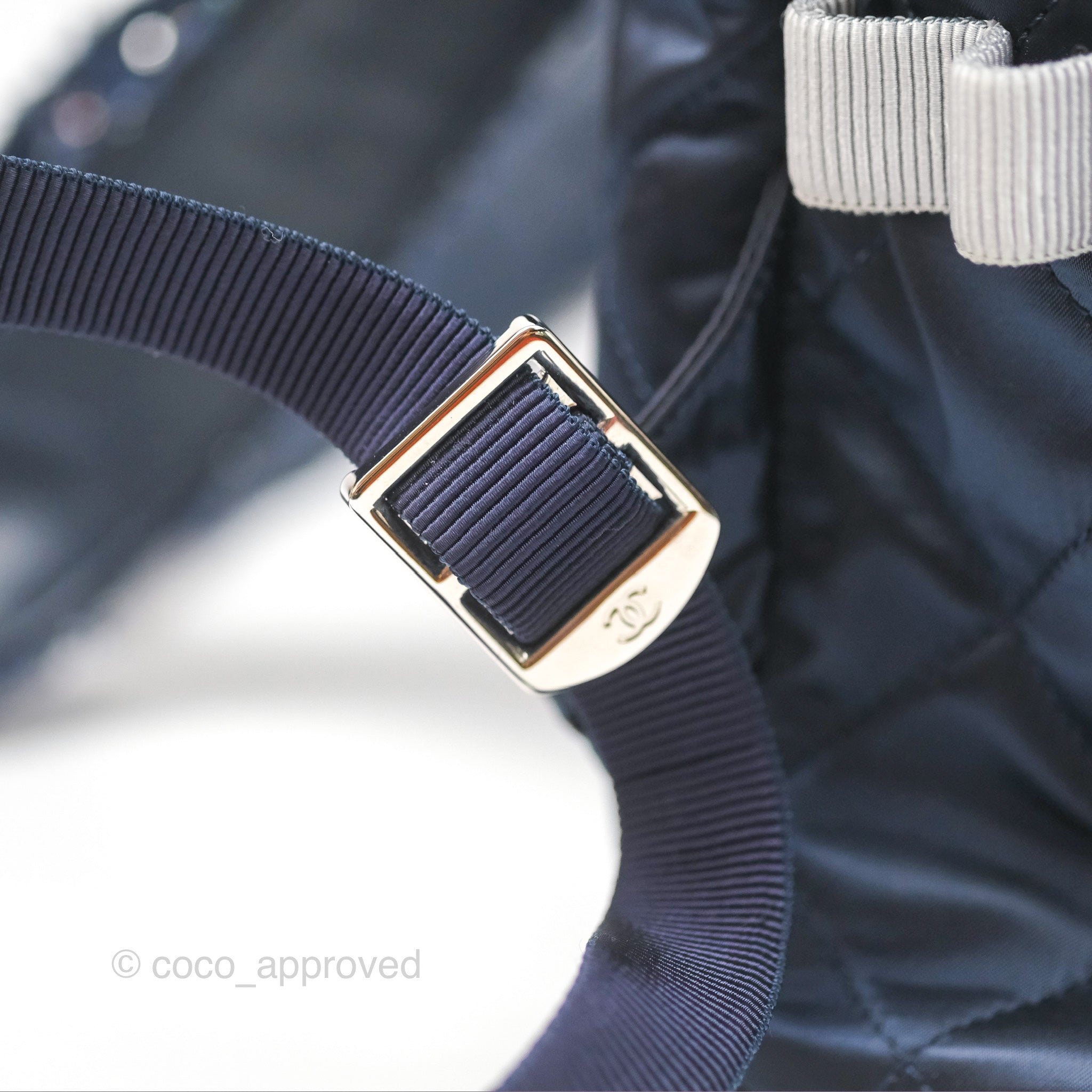 Chanel Astronaut Essentials Backpack - Navy Blue Tweed & Nylon Luxury Designer Backpack for Women | Perfect for Travel, Work & Everyday Use