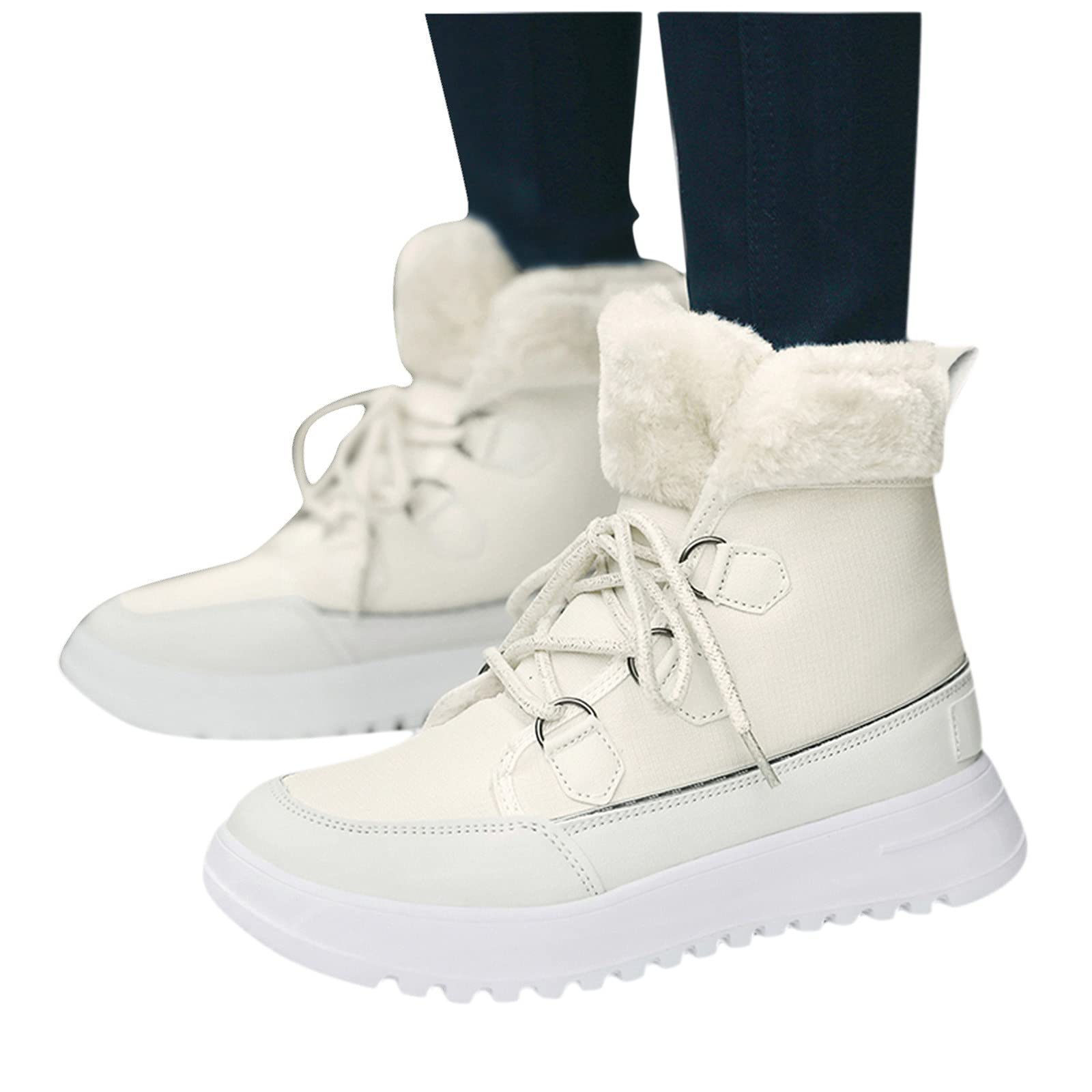 **Women's Cowboy Style Pink Winter Boots - Warm, Waterproof, Non-Slip, Plush Lined Thigh High Snow Boots for Women - Stylish & Comfortable for Outdoor, Hiking, and Winter Fashion**
