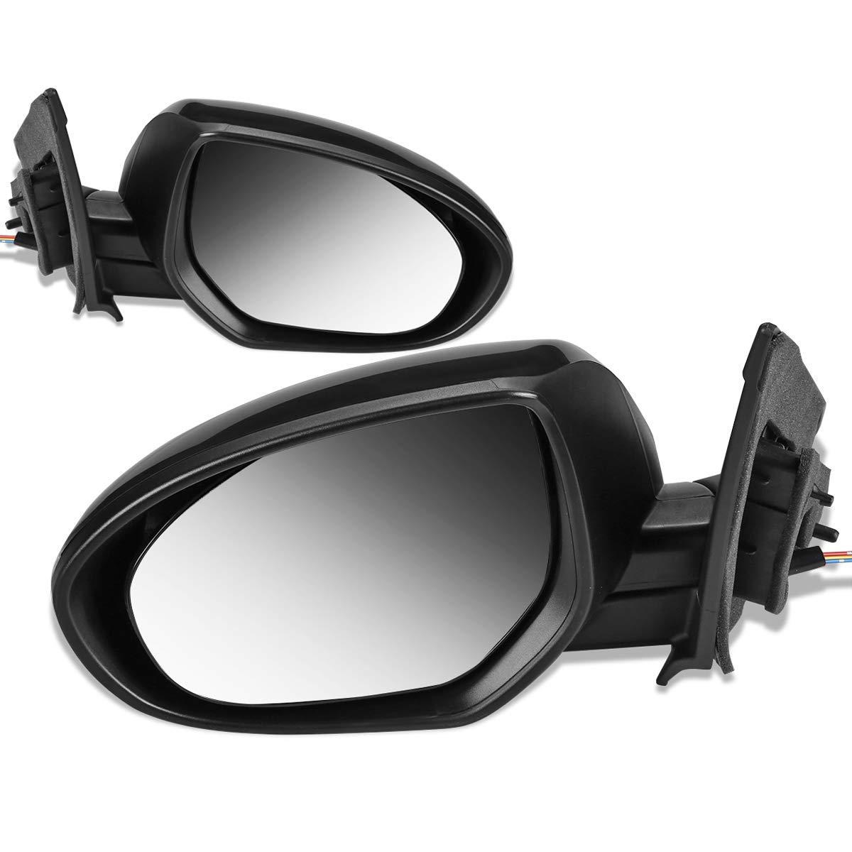 Auto Dynasty MA1320160 MA1321160 Pair OE Style Power Heated Turn Signal Side View Mirrors - Compatible with Mazda 3 2010-2013 | Replacement Door Mirrors for Enhanced Visibility & Safety Driving