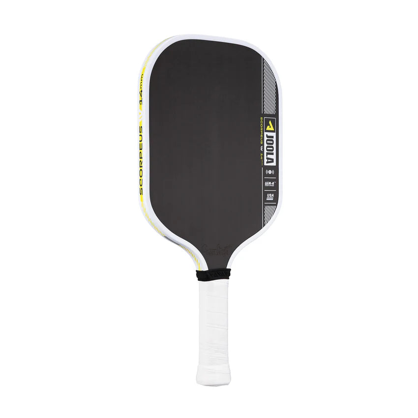Joola Anna Bright Scorpeus Pro IV 14MM Pickleball Paddle - Premium Carbon Fiber Paddle for Competitive Play & Outdoor Pickleball Games
