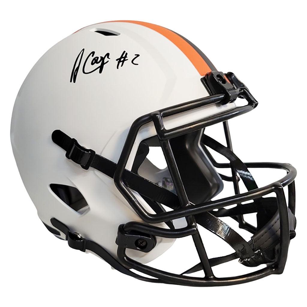 Authentic Amari Cooper Signed Cleveland Browns Lunar Eclipse Speed Full-Size Replica Football Helmet with JSA Certificate - Perfect for NFL Collectors, Sports Memorabilia Displays, and Browns Fans Gifts