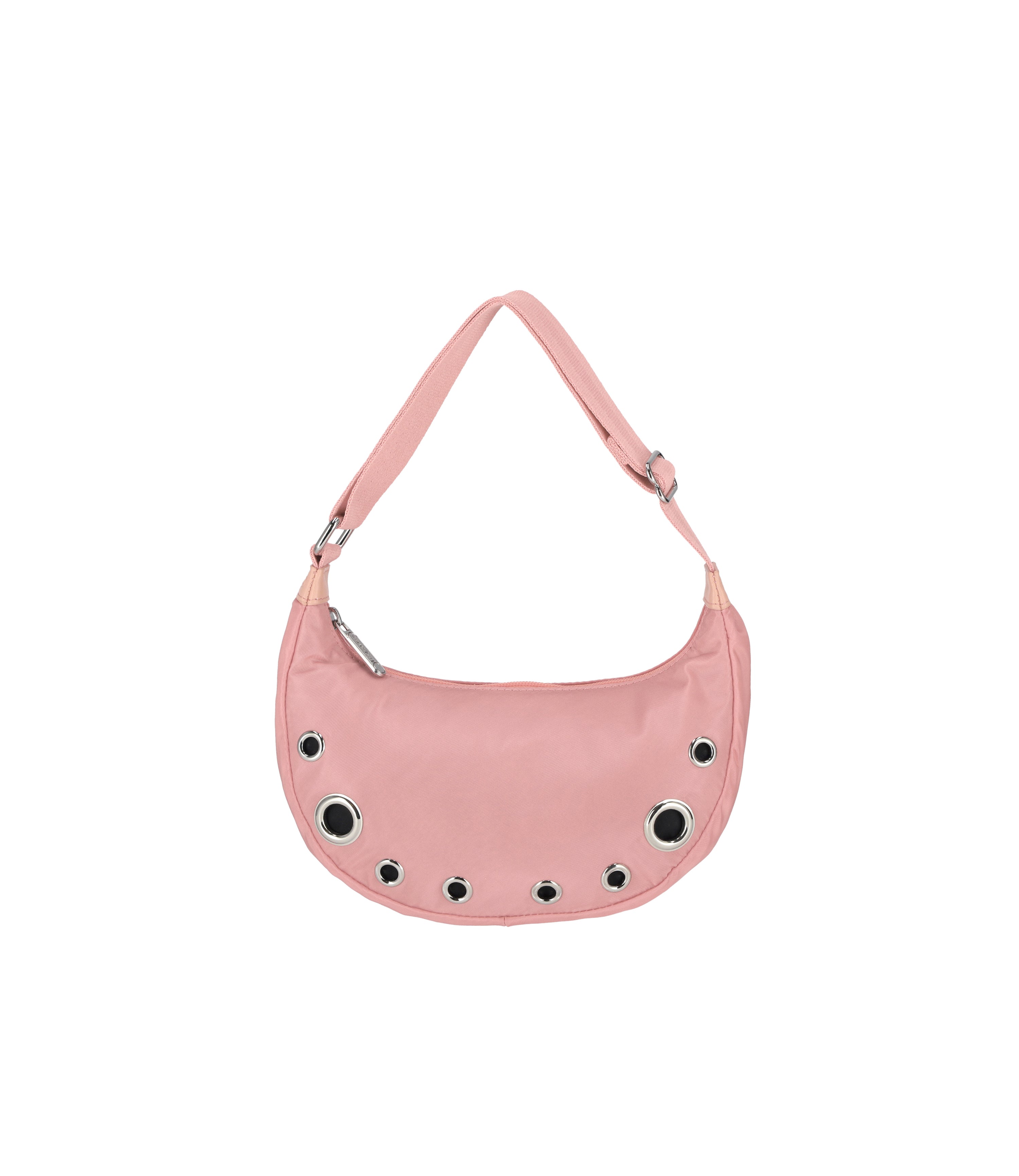 Stylish Small Shoulder Bag with Grommet Details - Perfect for Everyday Use, Travel & Casual Outings