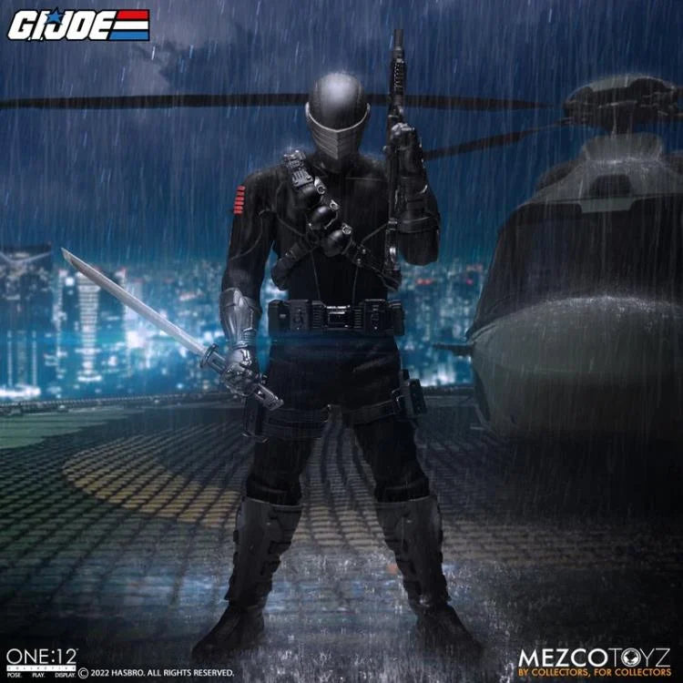 G.I. Joe One:12 Collective Deluxe Snake Eyes Action Figure - Highly Articulated Collectible Toy for Display & Play - Perfect for Fans, Collectors & Gift Giving