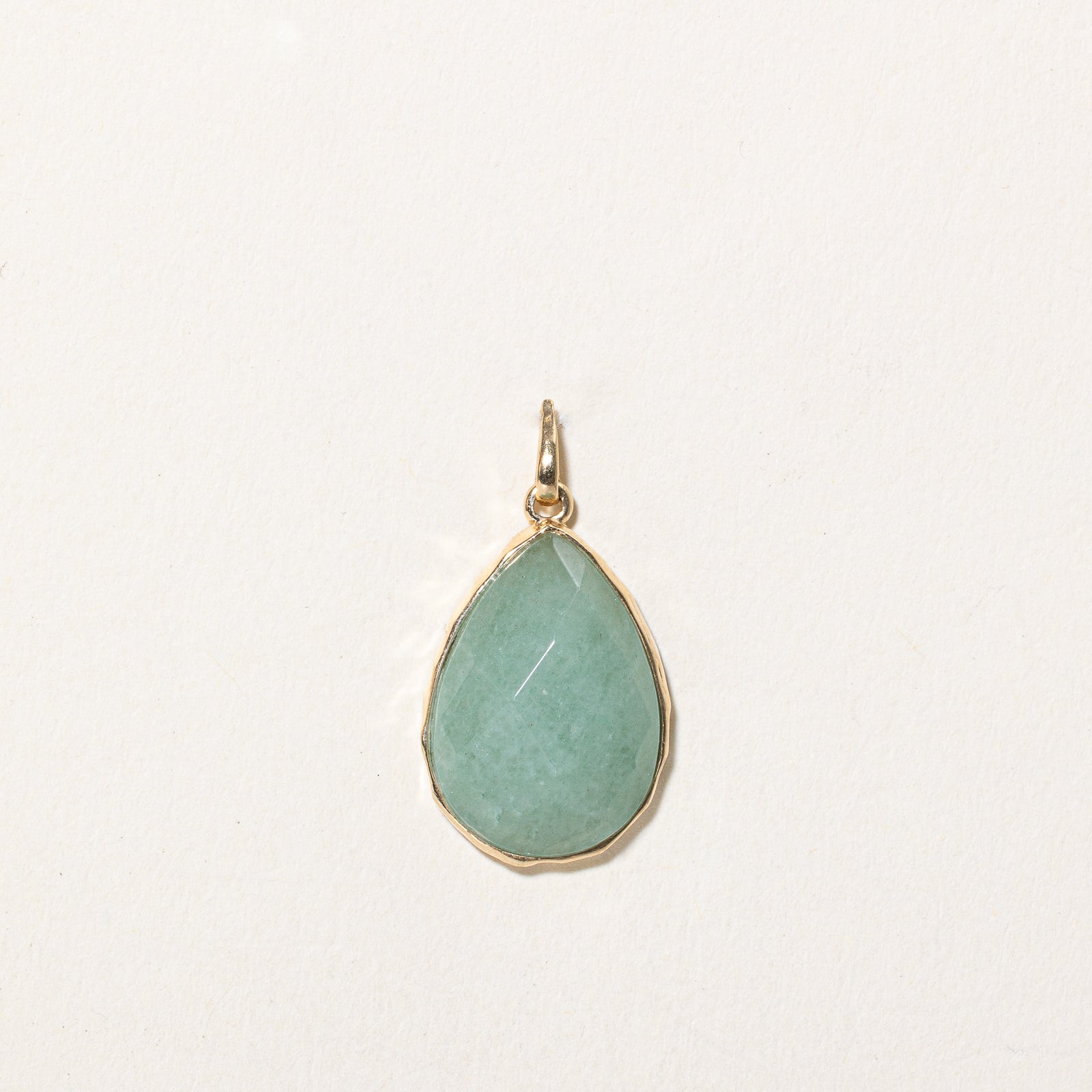11.00ct Pear Cut Aventurine Quartz Pendant Necklace - Natural Green Gemstone Jewelry for Women - Perfect for Weddings, Parties & Everyday Elegance
