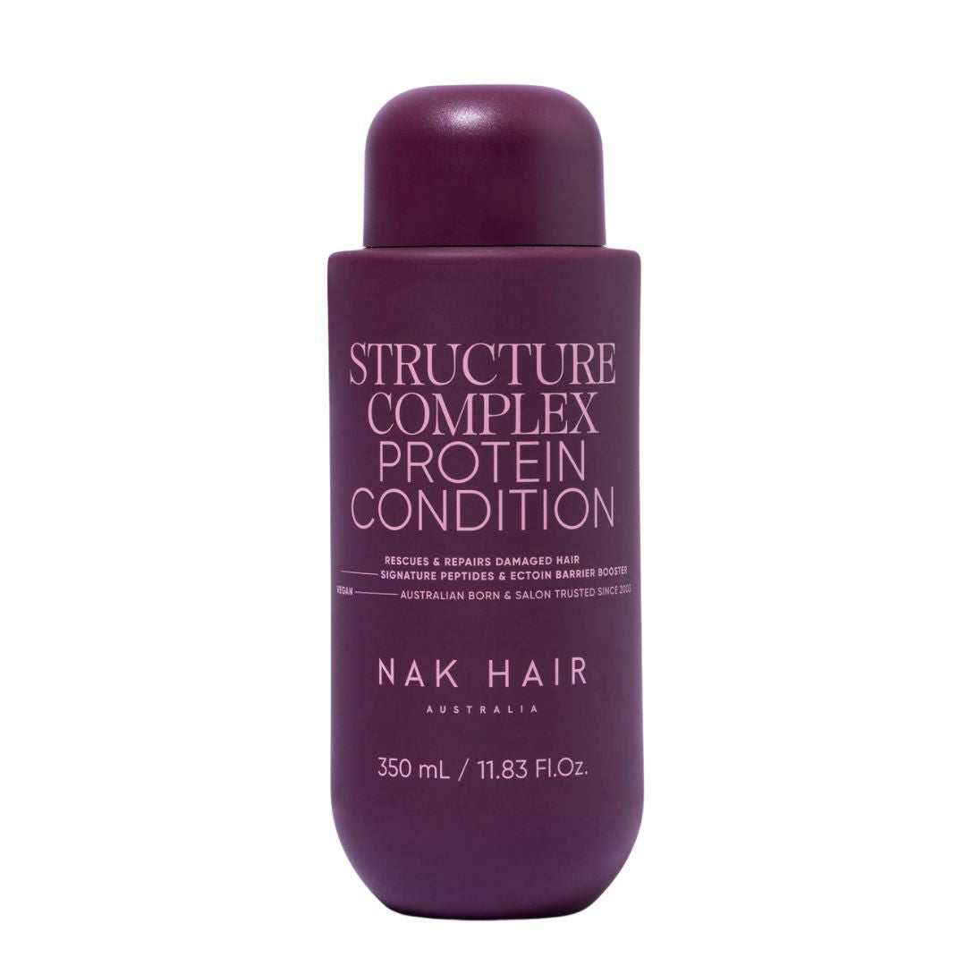 NAK Signature Structure Complex Protein Conditioner 350ml - Repairing & Strengthening Hair Treatment for Damaged Hair - Perfect for Daily Use, Salon Treatments & Post-Color Care
