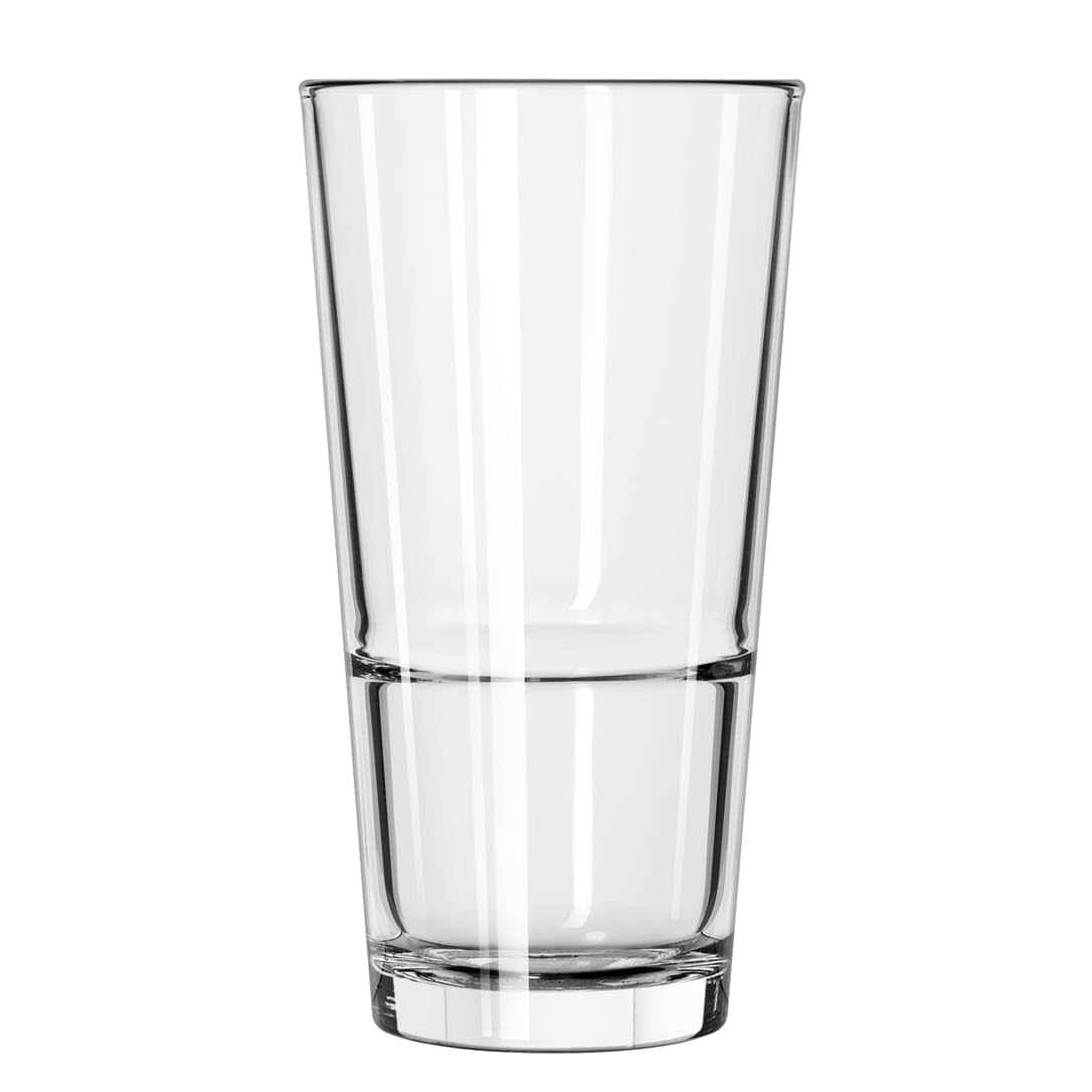 Libbey 15730 17.25oz Pub Beer Glass Set of 24 - Durable Restaurant Grade Barware for Draft Beer, Ale, Lager - Perfect for Bars, Pubs, Home Brewing & Party Serving