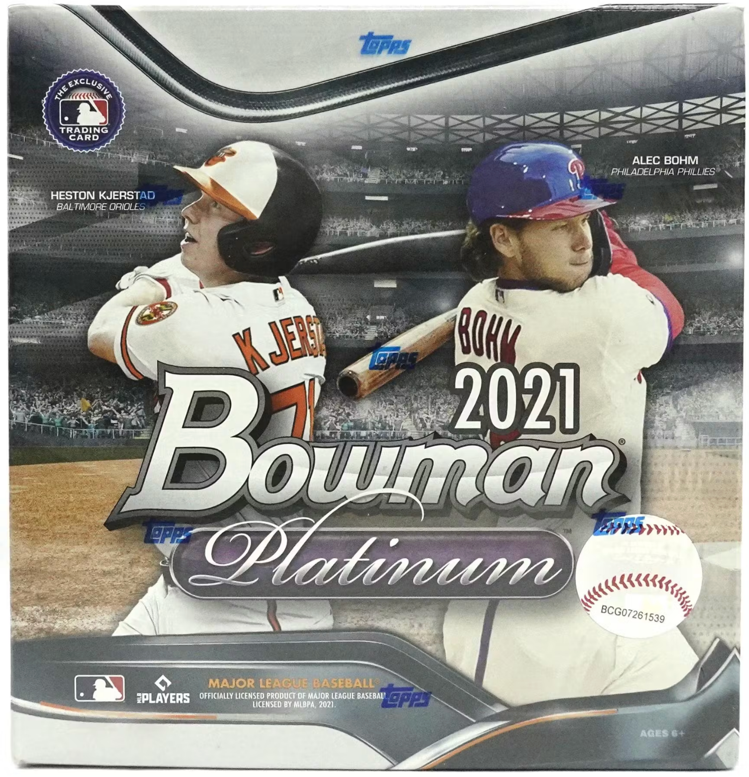2021 Bowman Platinum Baseball Mega Box - 24 Packs, 8 Cards Each | MLB Trading Cards for Collectors & Fans | Perfect for Gifts, Investments & Fantasy Sports