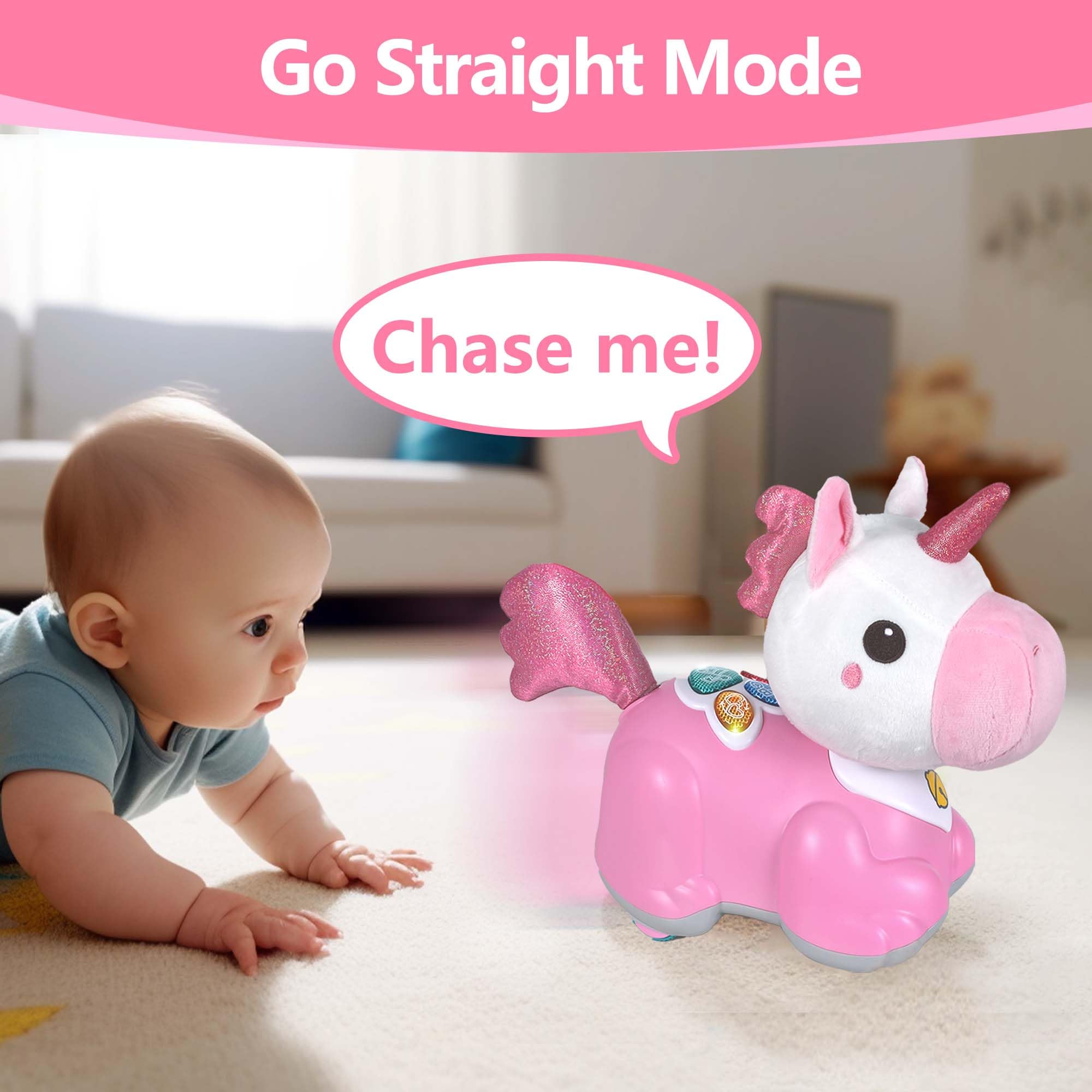 iPlay iLearn Baby Toys 6-12 Months - Musical Crawling Toys for Infants 9-12 Months, Light Up Sensory Developmental Toys for Babies 0-2 Years - Perfect for Tummy Time, First Birthday Gifts & Early Learning Playtime