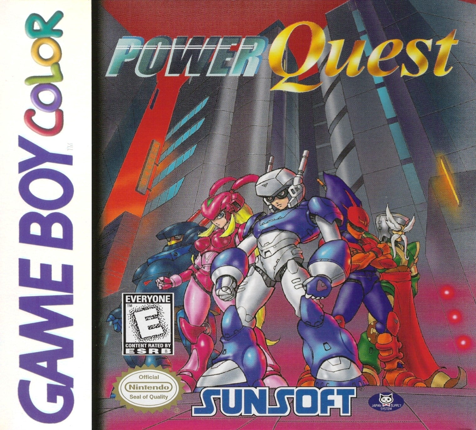Vintage Power Quest Game Boy Color Video Games - Retro Gaming Collectibles for Nintendo GBC - Perfect for Gaming Enthusiasts & Nostalgic Play