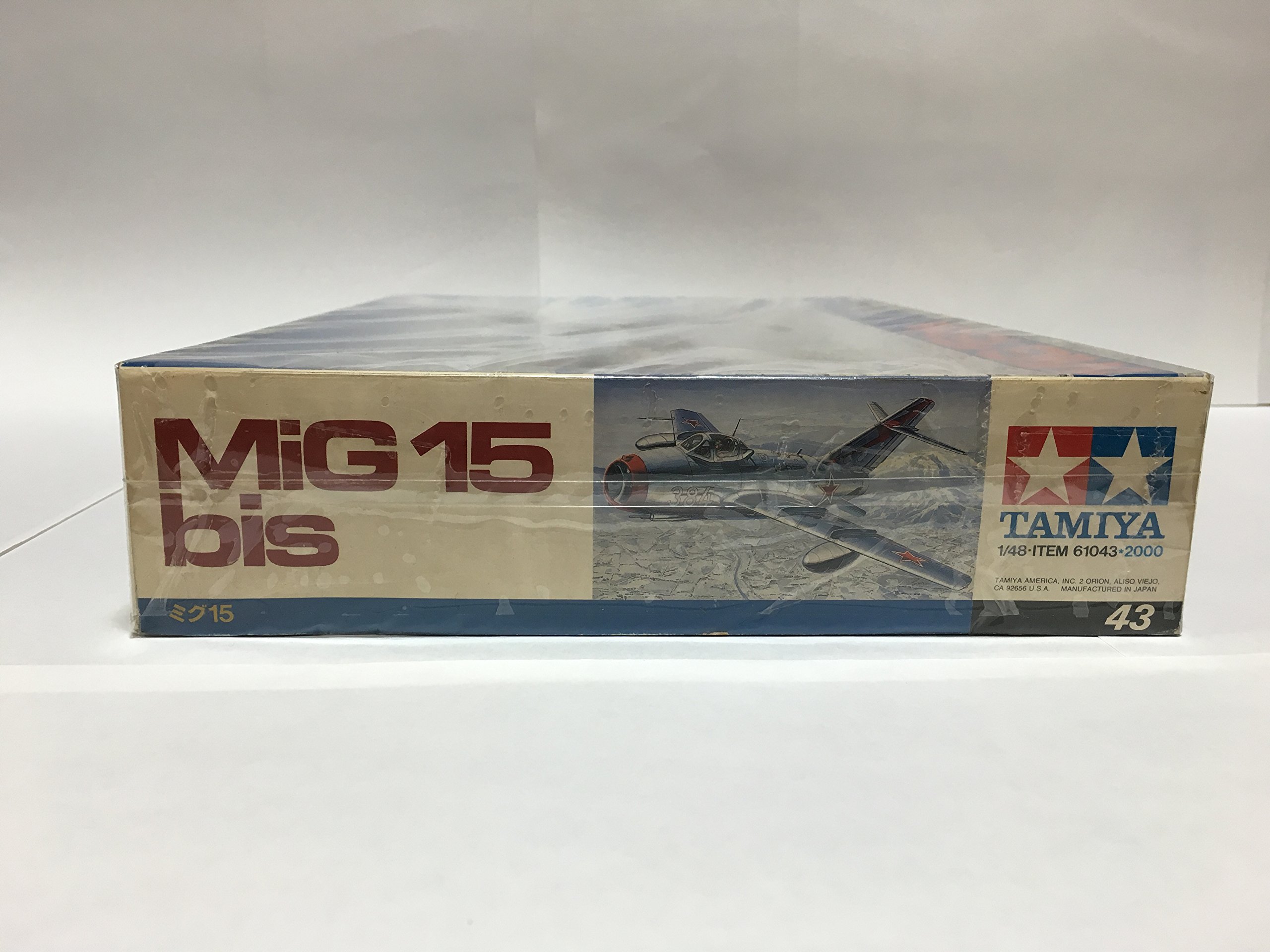 Tamiya MiG-15 bis 1/48 Scale Model Kit - Detailed Plastic Aircraft Model for Collectors & Hobbyists - Perfect for Display, Gifts & WWII Aviation Enthusiasts