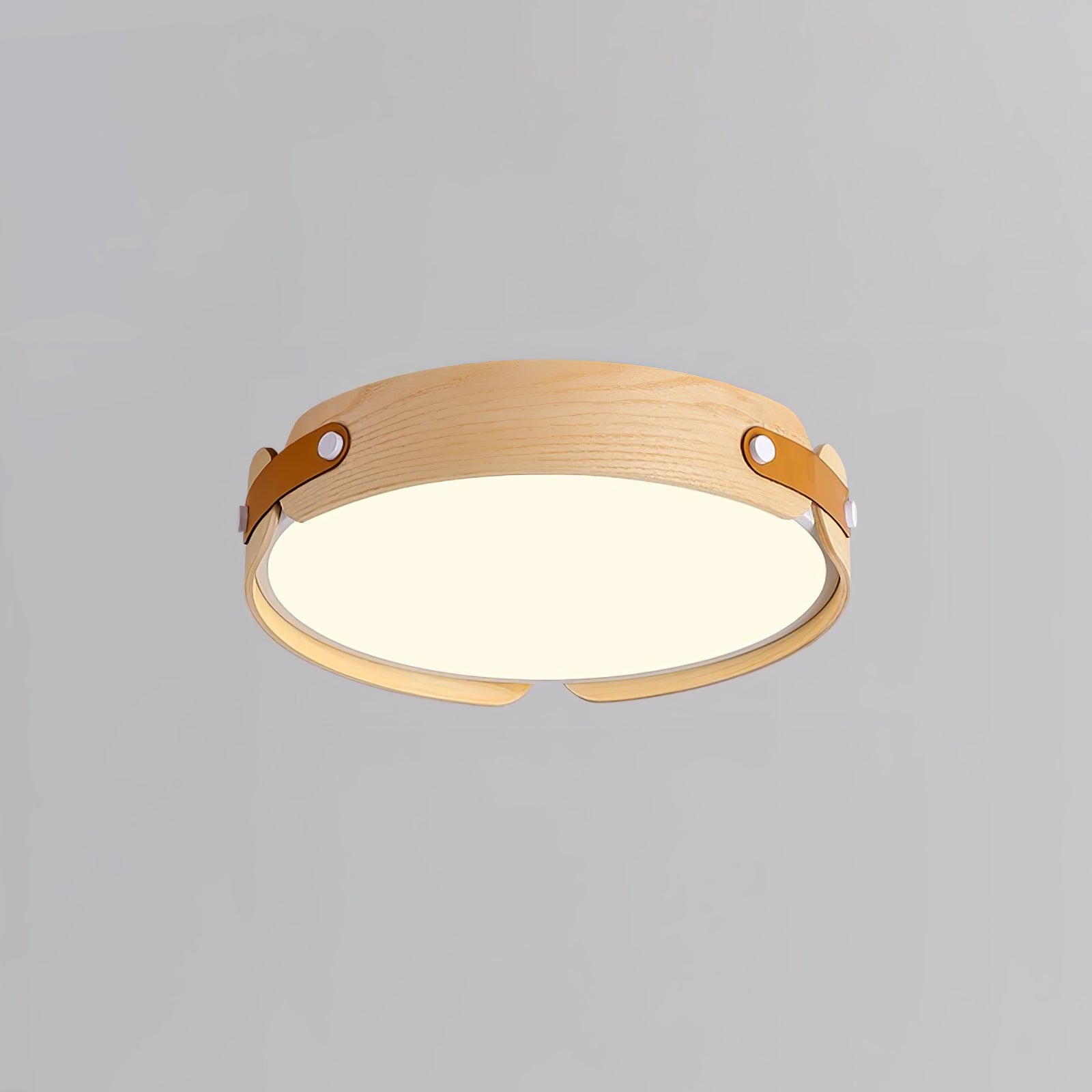 Aiwen Modern Wood Ceiling Light Fixture - Handcrafted Wooden Pendant Light for Living Room, Bedroom, Kitchen & Dining Room - Warm Ambient Lighting for Home Decor